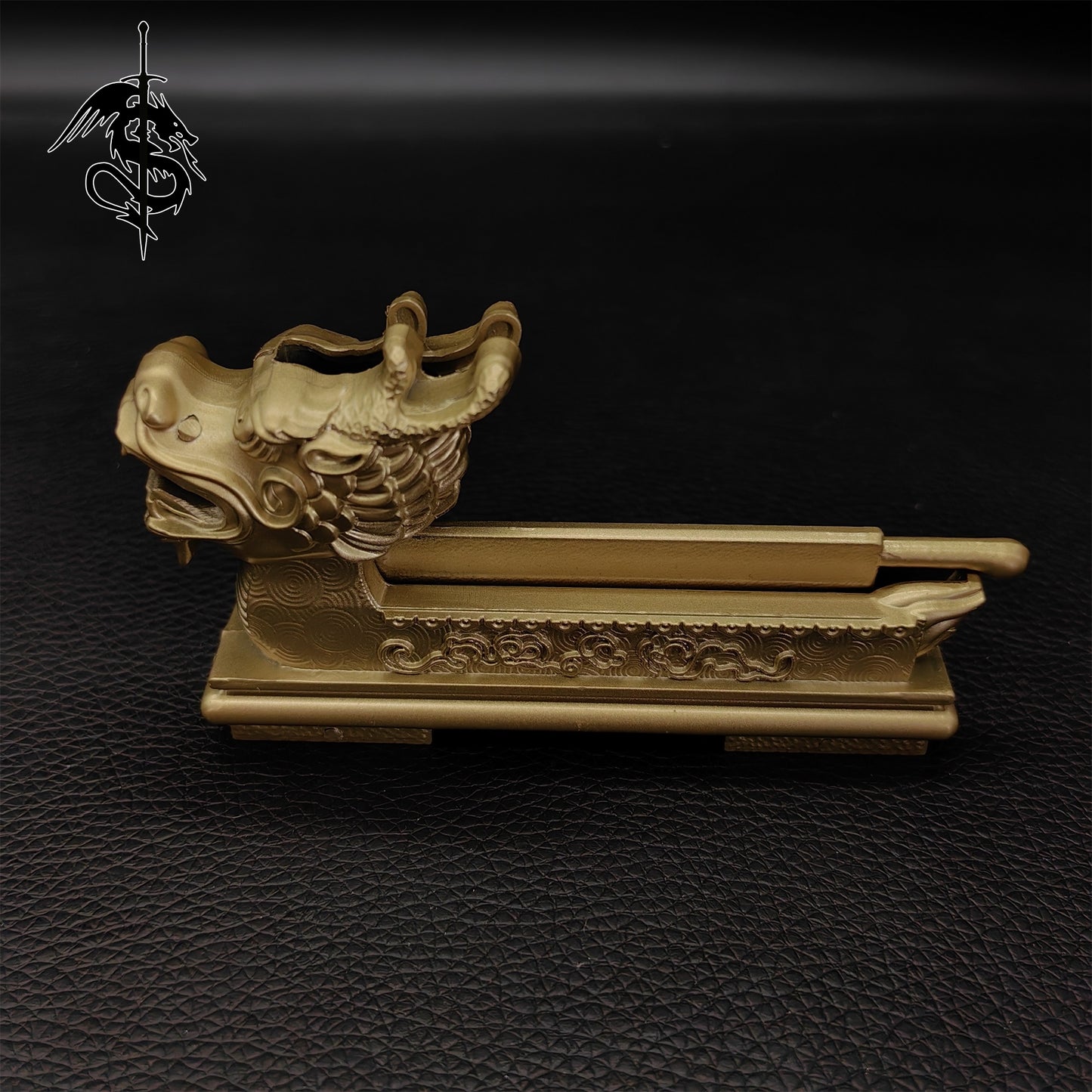 Chinese Movie BagQingTian Dragon Head Chopper Metal Prop