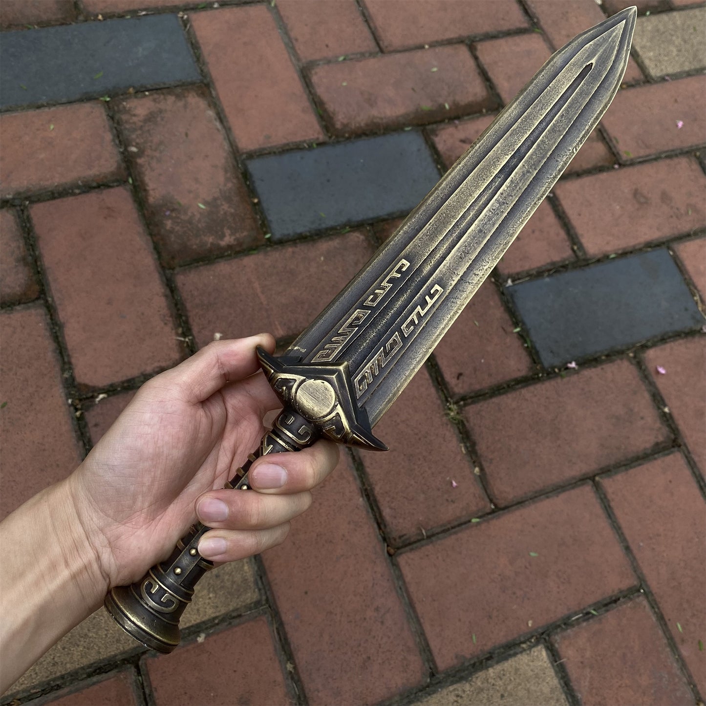 Hand-Forged Skyrim Dwemer Dagger IRL Dwarven Dagger