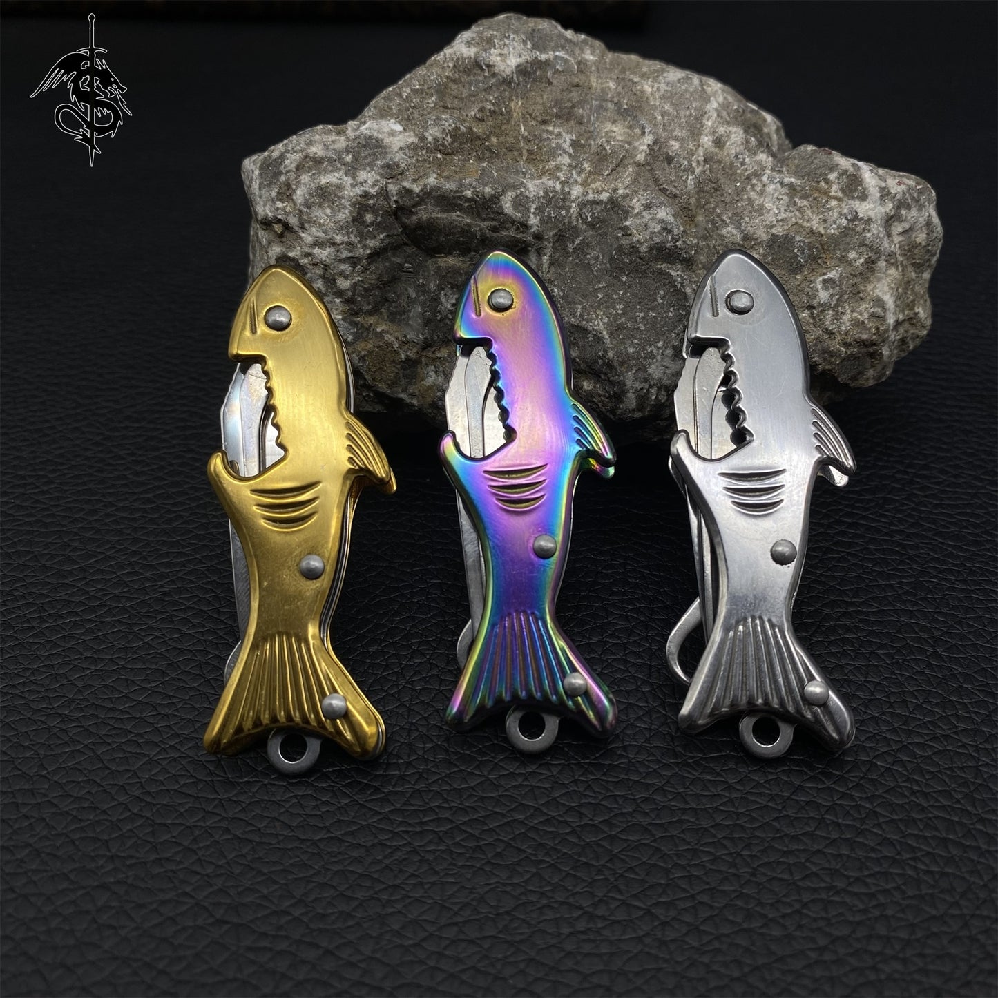 Fish Handle Creative Multifunctional Knife 3 Pcs USA Stock