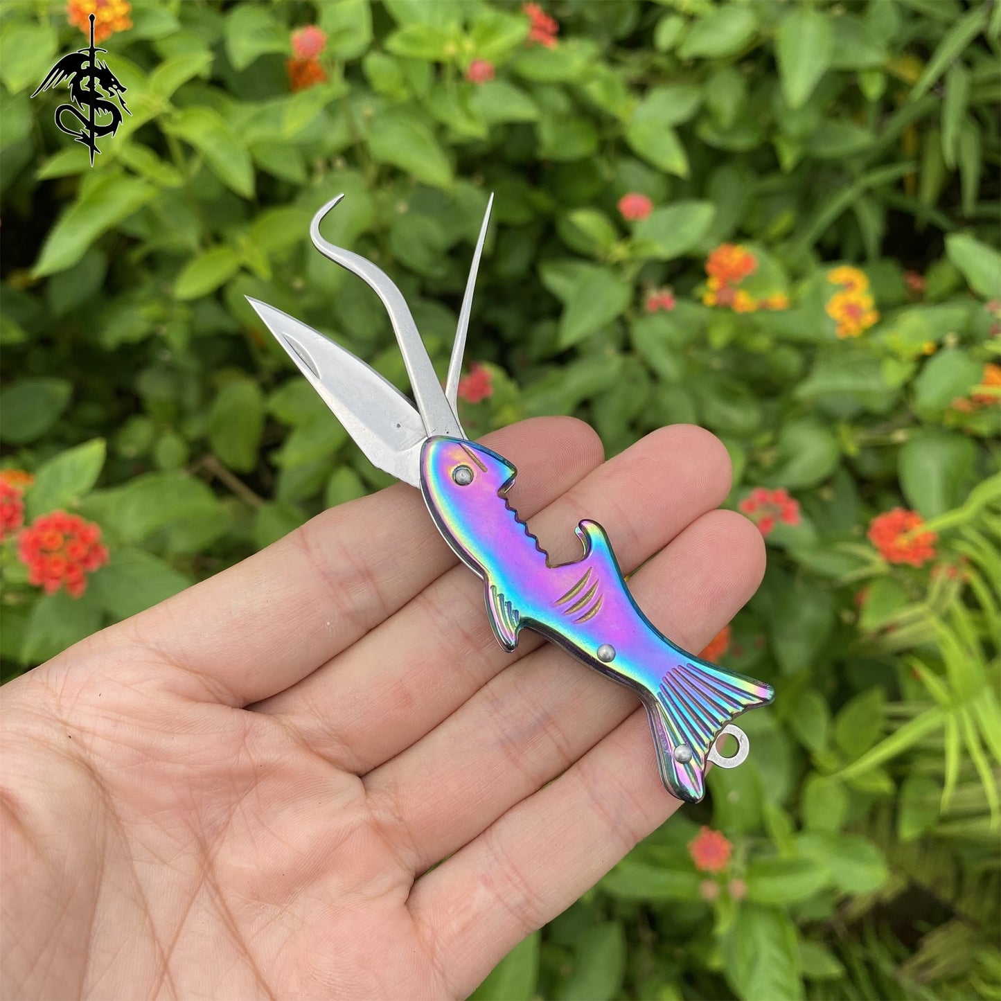 Fish Handle Creative Multifunctional Knife 3 Pcs USA Stock