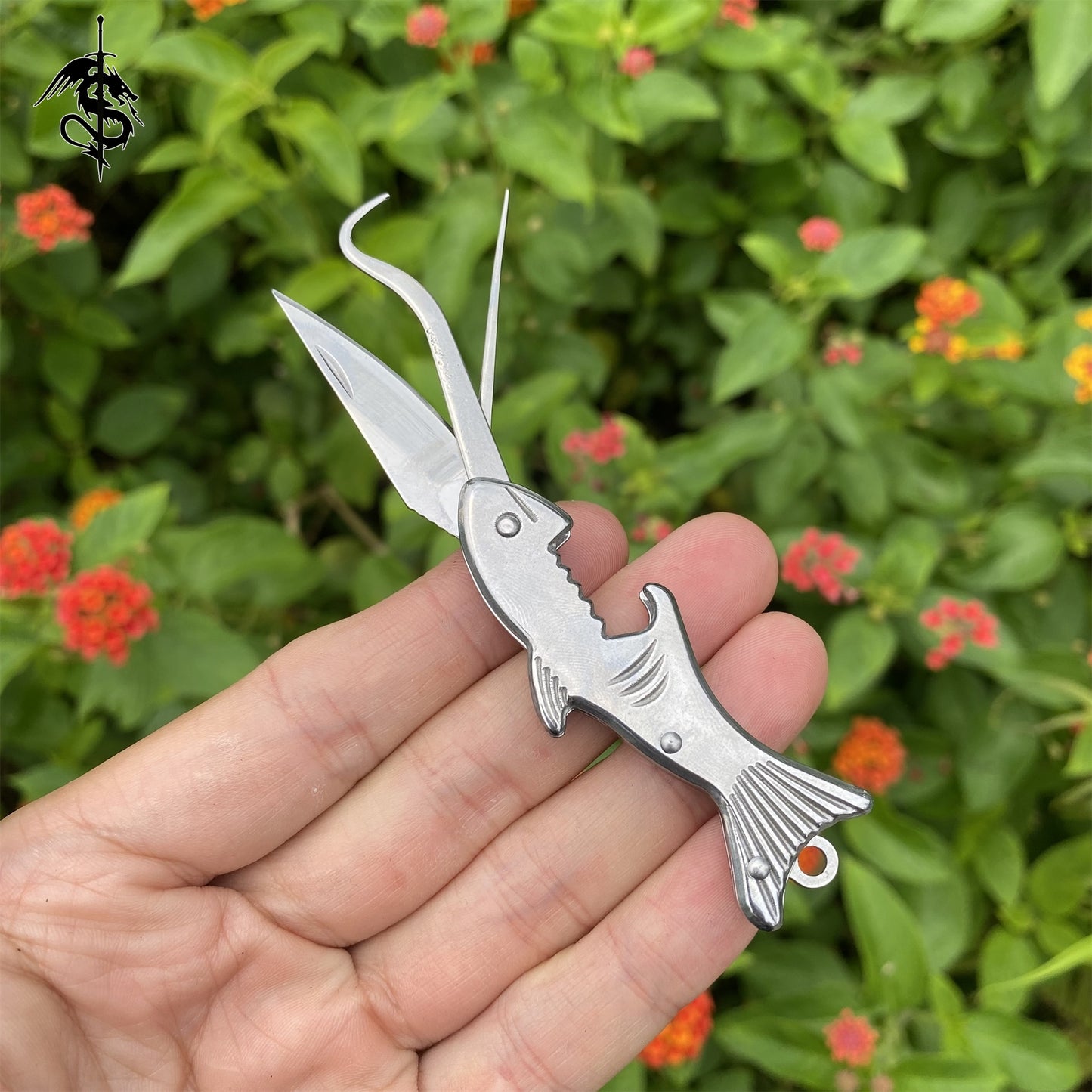 Fish Handle Creative Multifunctional Knife 3 Pcs USA Stock