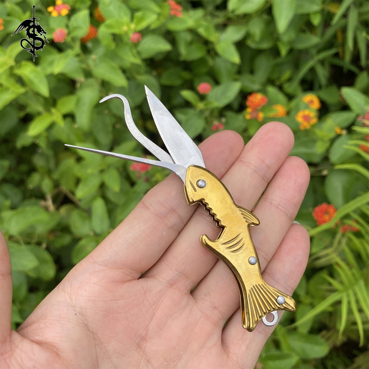 Fish Handle Creative Multifunctional Knife 3 Pcs USA Stock