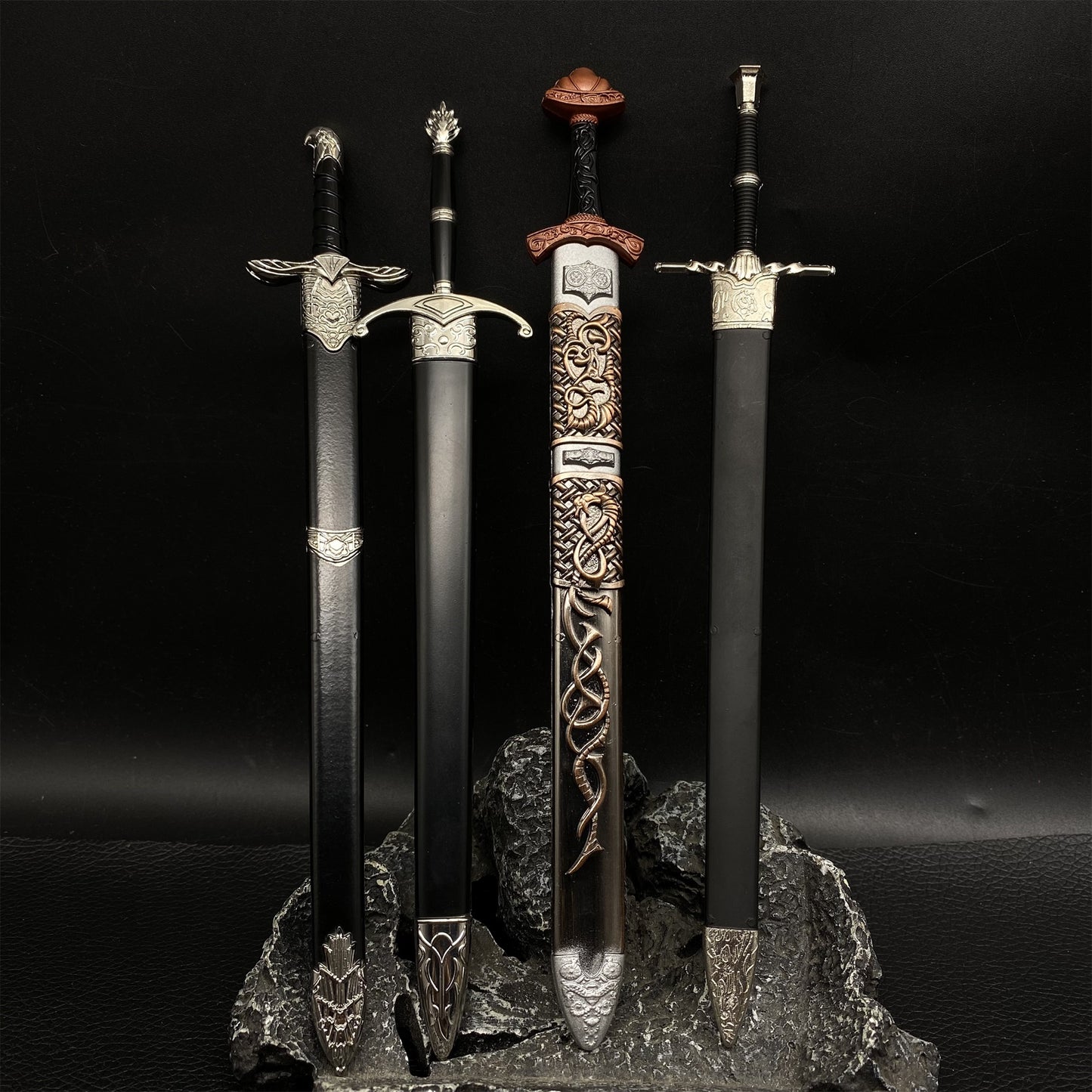 Middle Age Knight Swords Viking Sword 4 In 1 Pack