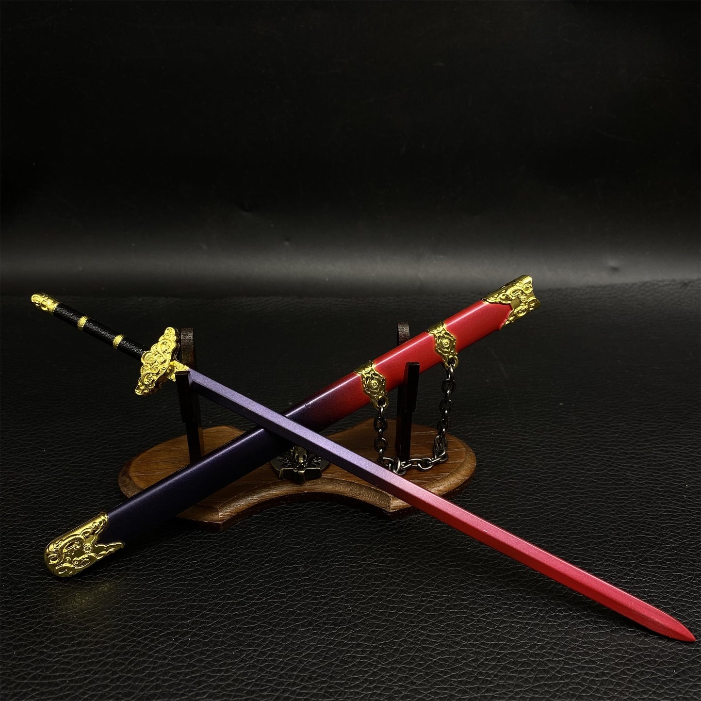 Chinese Ancient Famous Sword Metal Replica 4 In 1 Pack