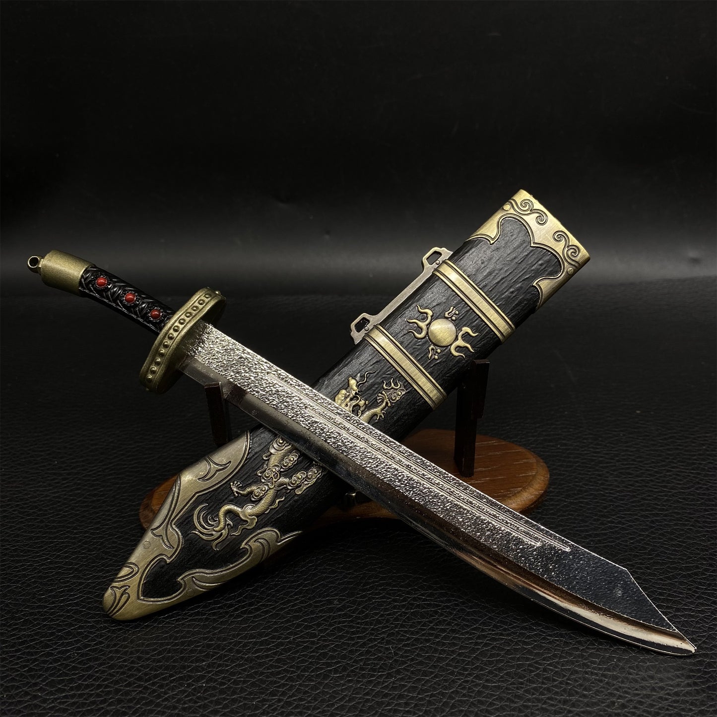 Chinese Ancient Famous Sword Metal Replica 4 In 1 Pack