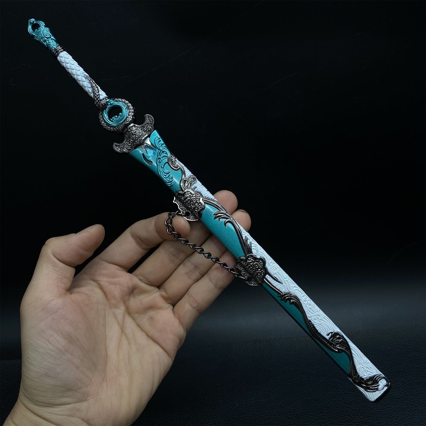 Anime Peripheral Sixteen Prefectures Flying Wave Sword Metal Replica