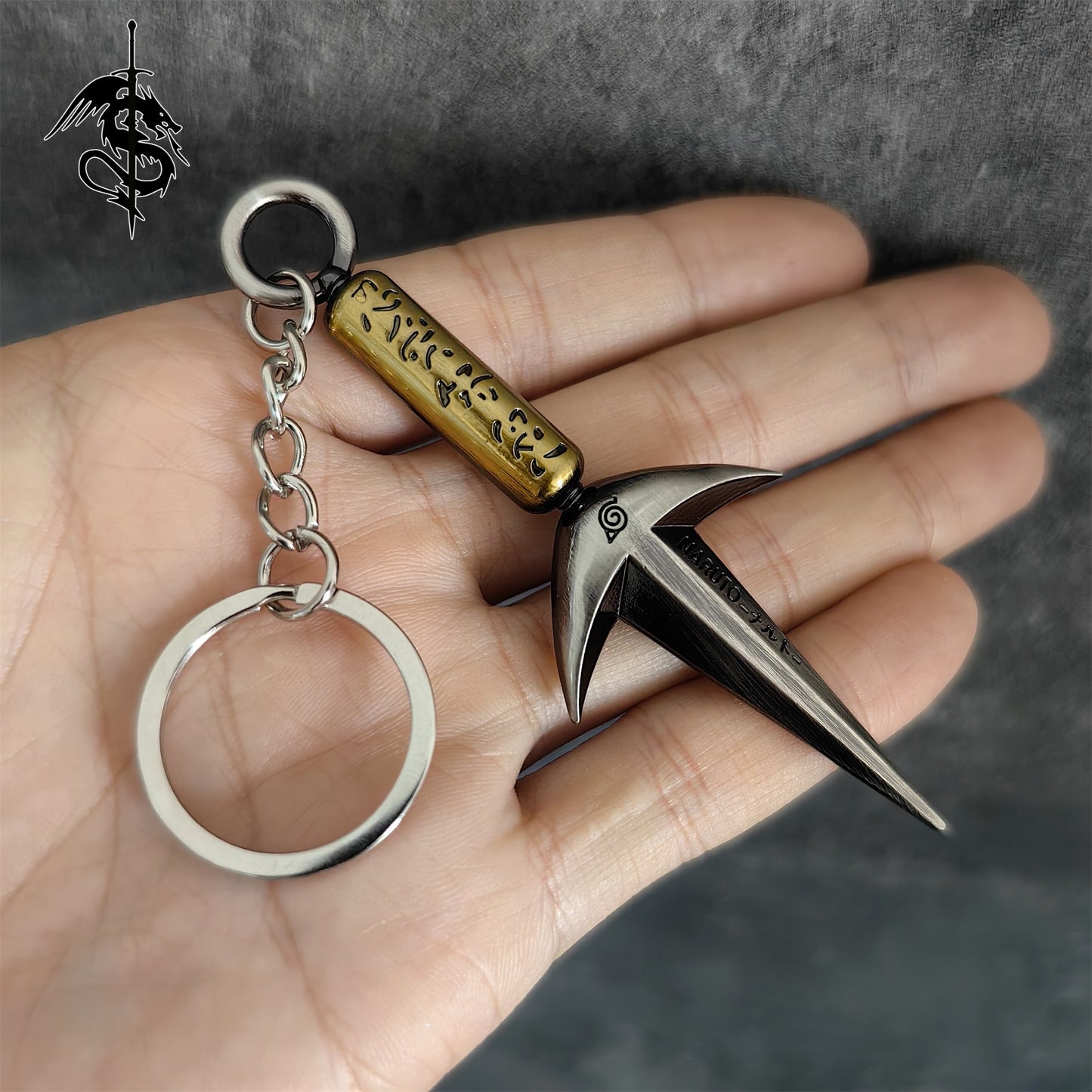 Metal Flying Thunder God Kunai Keychain