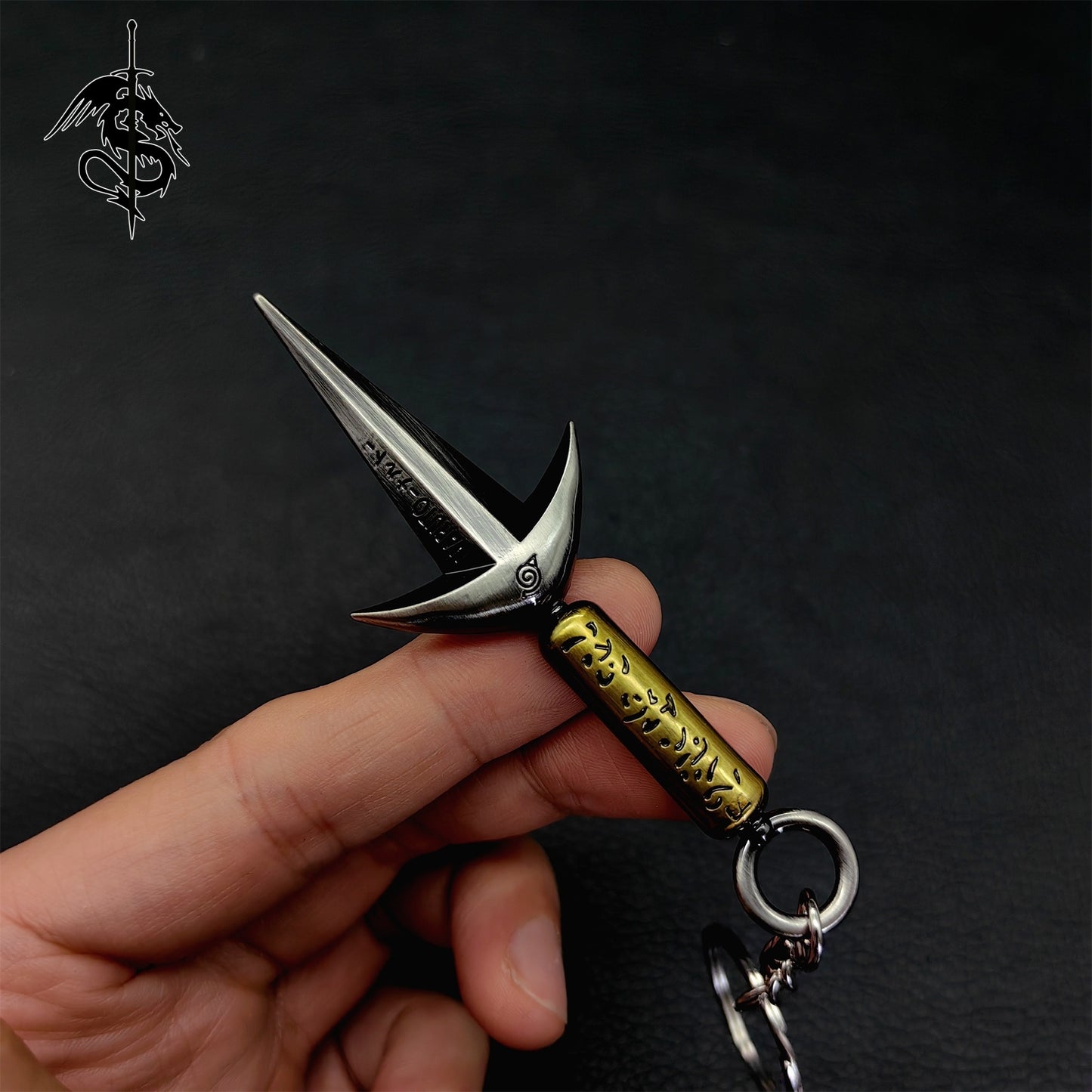 Metal Flying Thunder God Kunai Keychain