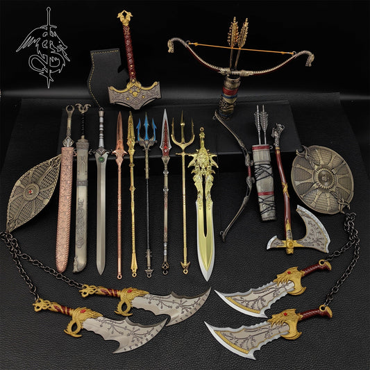 Metal GOW Classical Weapon Miniatures