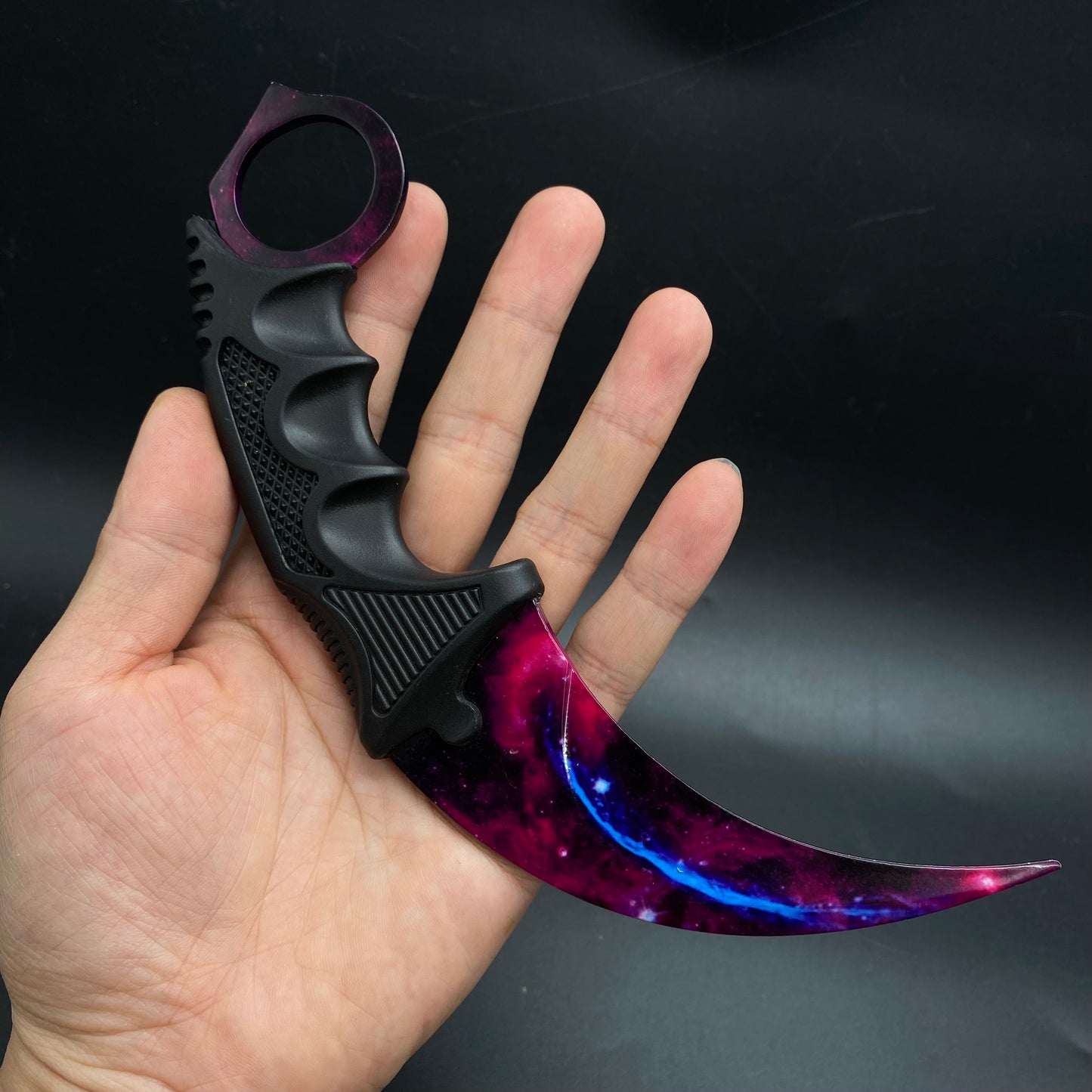 Galaxy Skin Karambit Trainer & Balisong Knife Gift Case