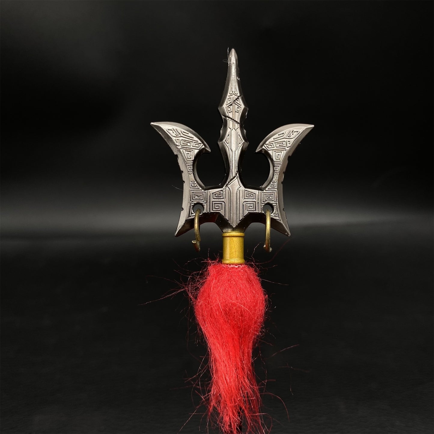 Chinese Anime Peripherals Nezha 2 General Shark Trident Metal Replica