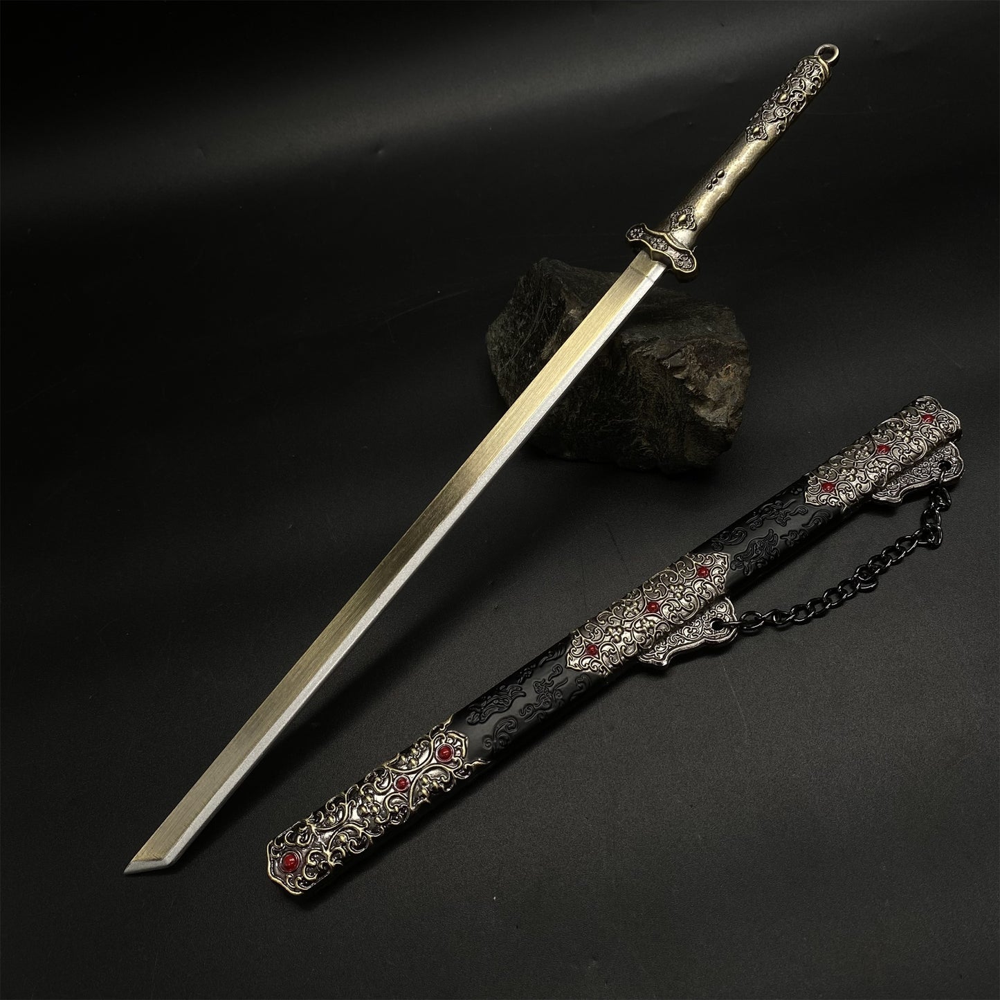 Ancient General Tang Sword Metal Replica Cold Weapon Collection