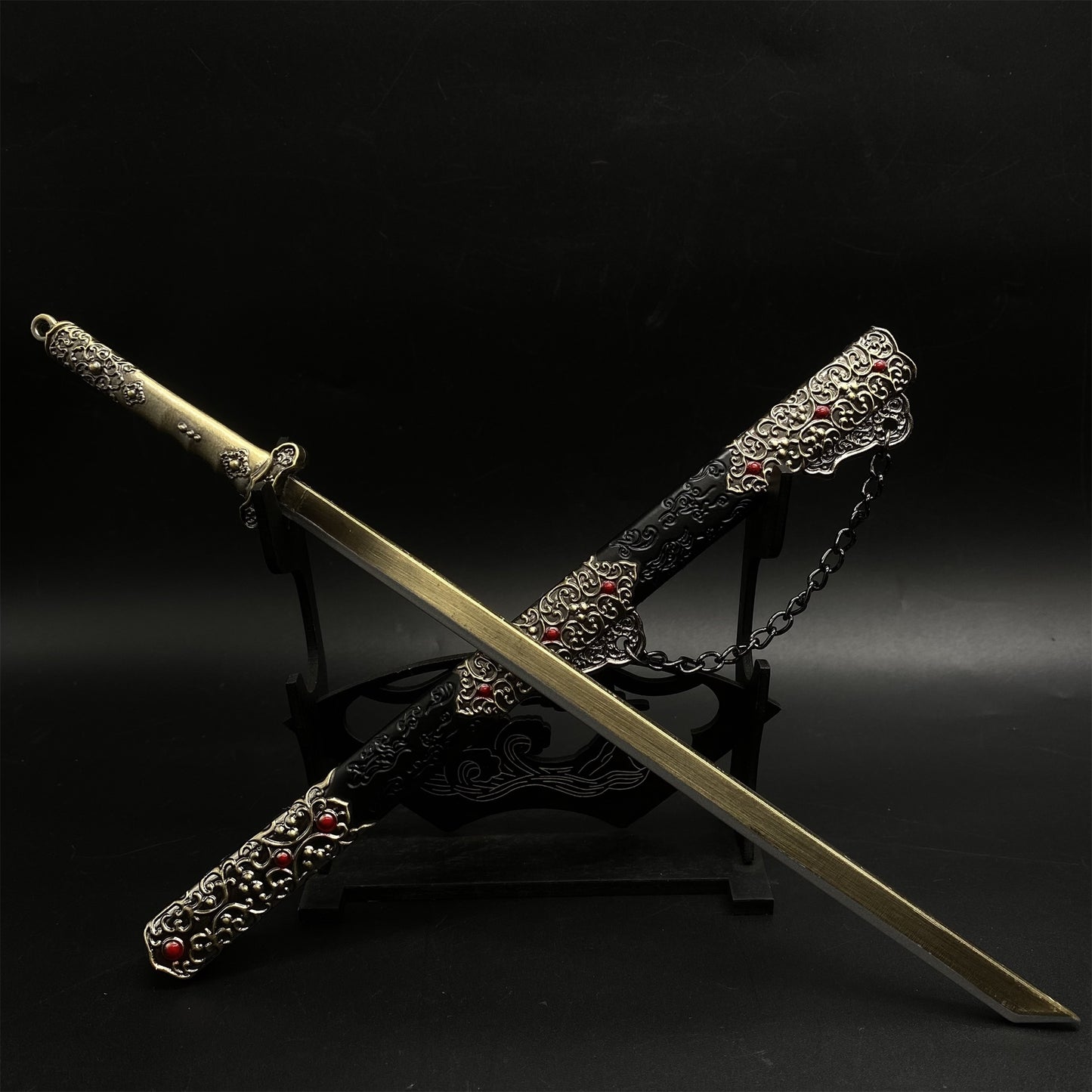 Ancient General Tang Sword Metal Replica Cold Weapon Collection