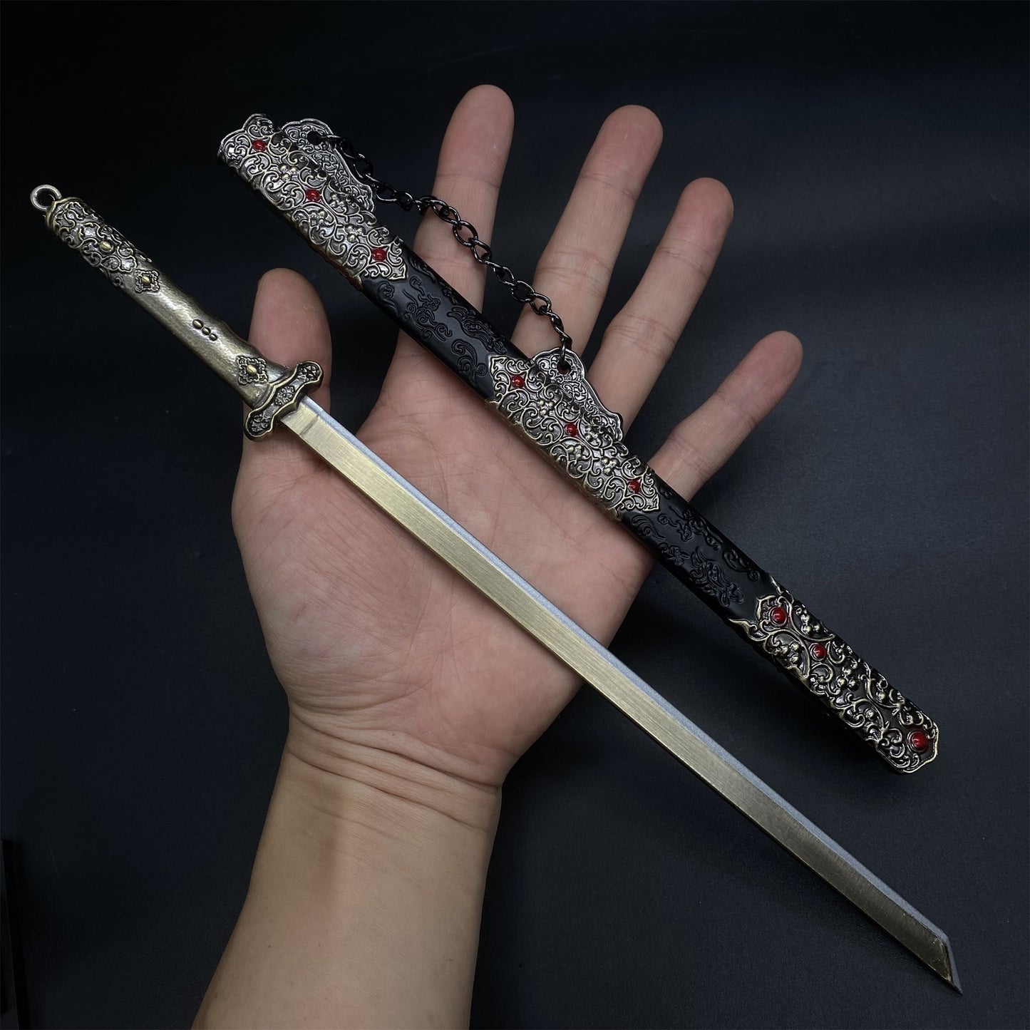 Ancient General Tang Sword Metal Replica Cold Weapon Collection