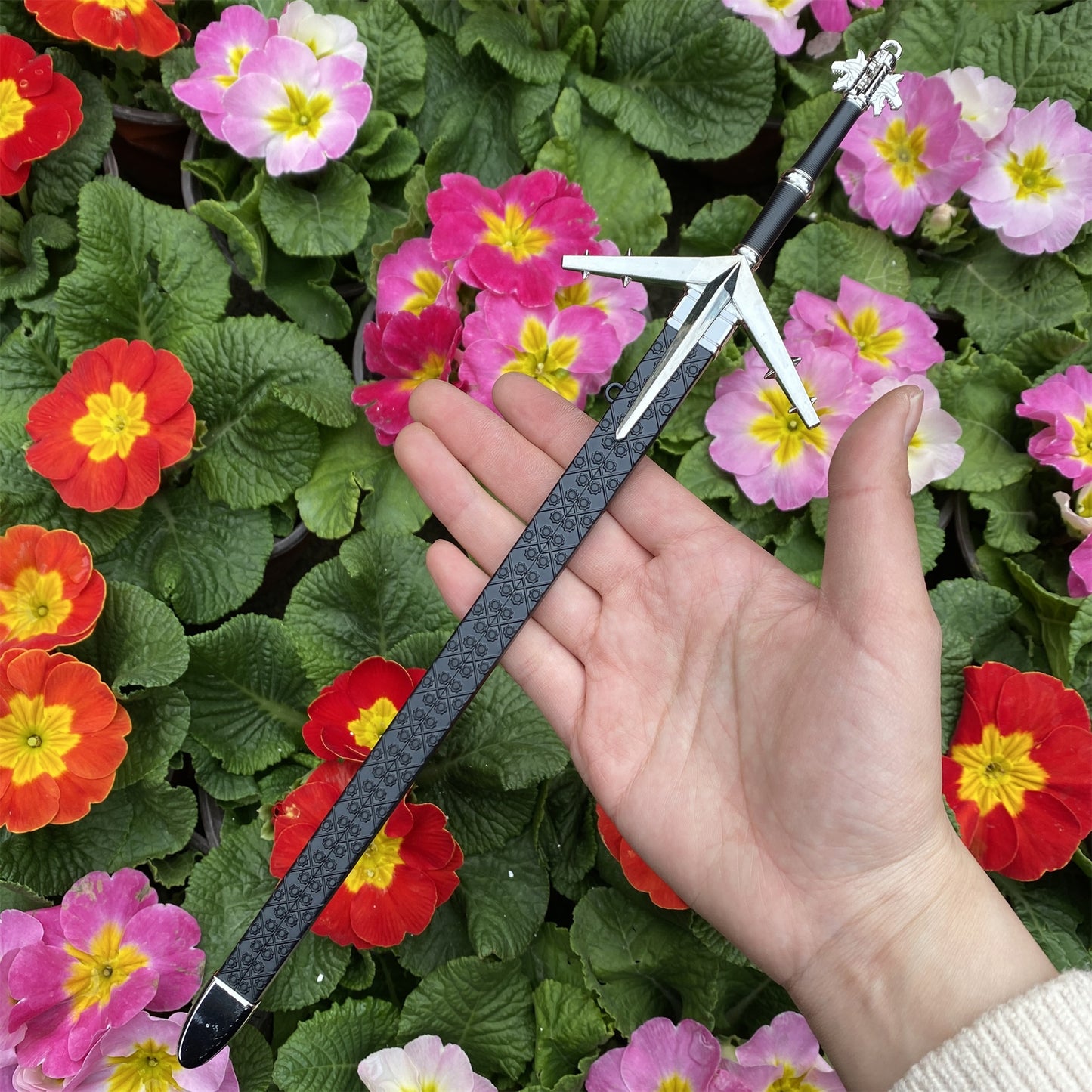 Aerondight Sword Small Metal Replica Geralt Silver Sword