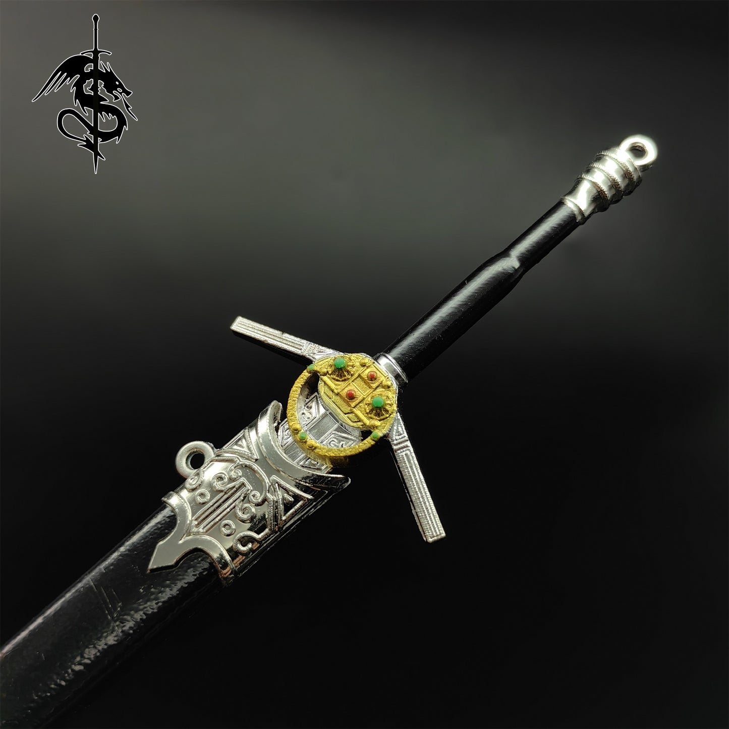 Metal Geralt Steel Sword Replica Tiny Geralt of Rivia Sword