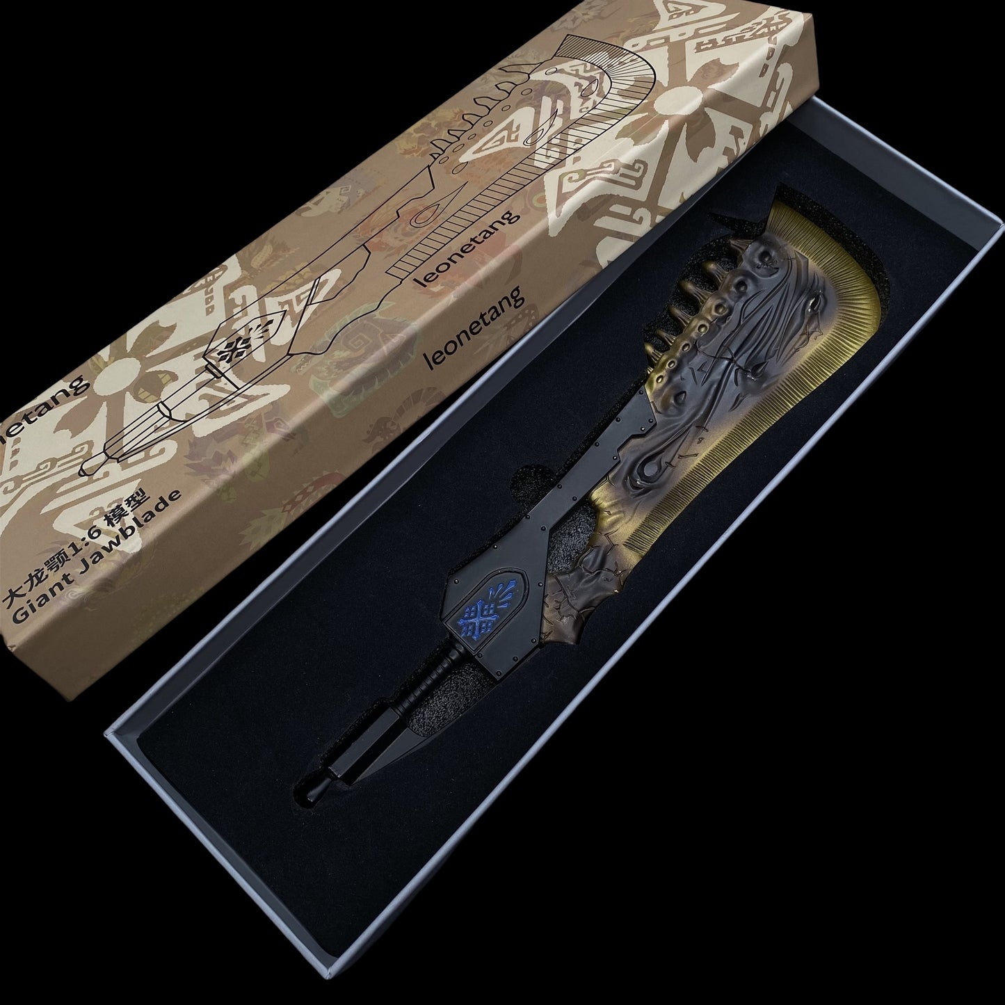 Giant Jawblade Great Sword Metal Replica 30CM/11.8"