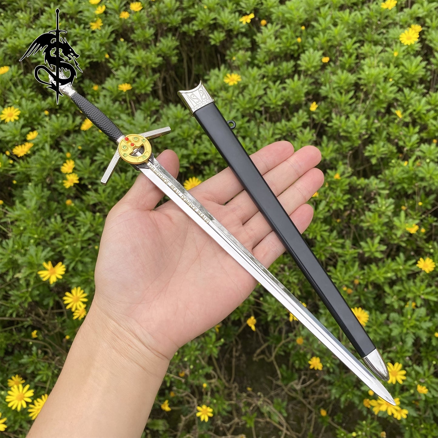 Geralt Steel Sword Metal Replica Mini Geralt of Rivia Sword