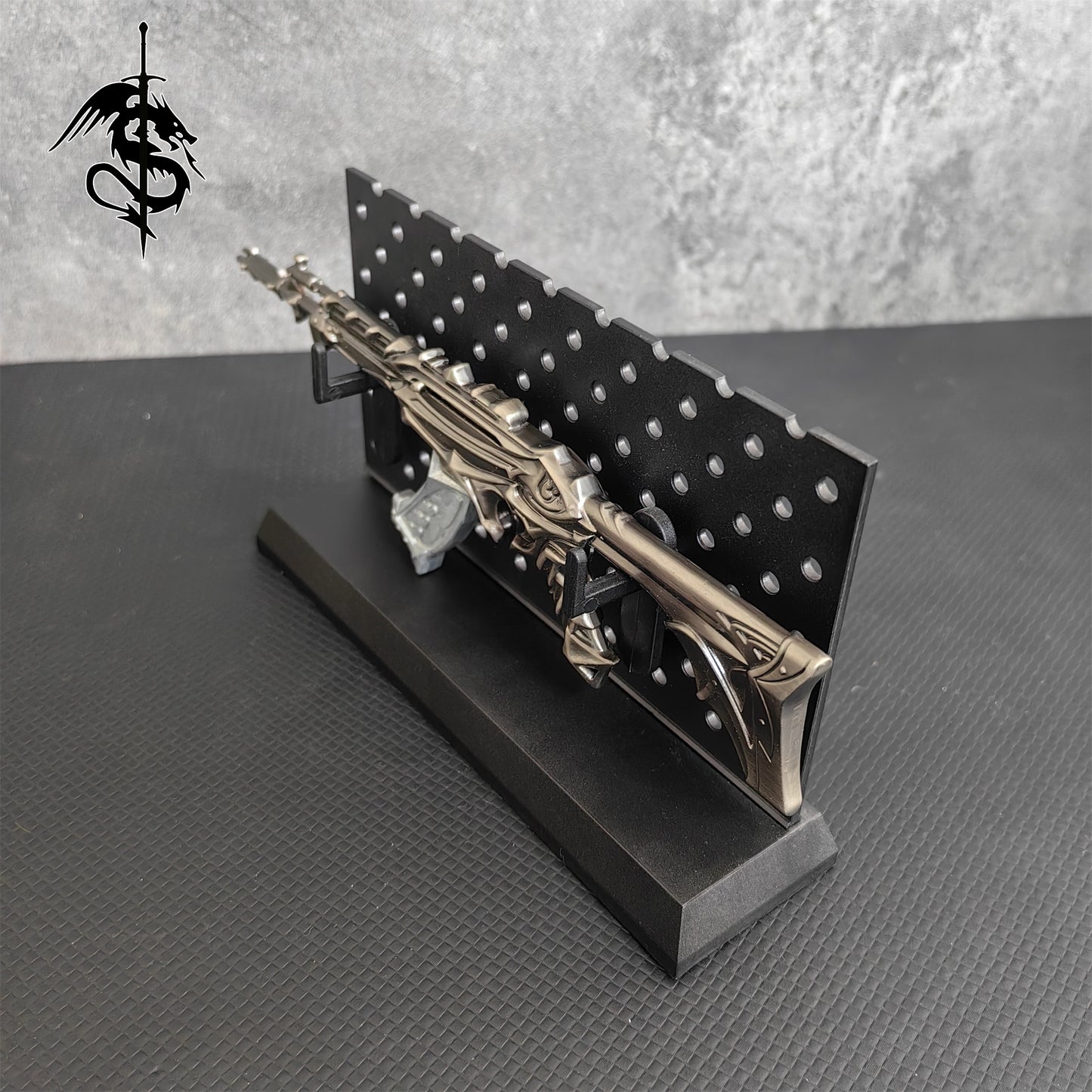 Miniature Gun Stand Tiny Gun Model Holder Weapons Display Stand