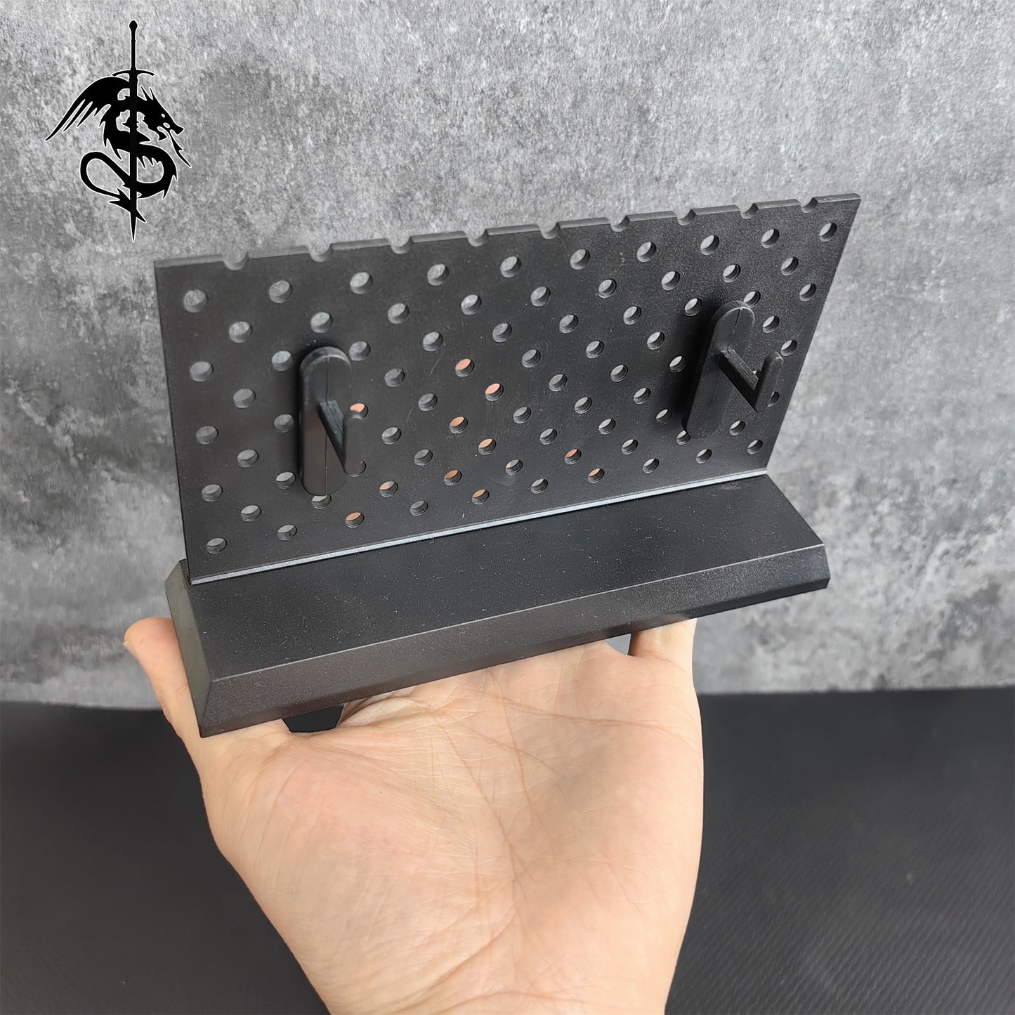 Miniature Gun Stand Tiny Gun Model Holder Weapons Display Stand