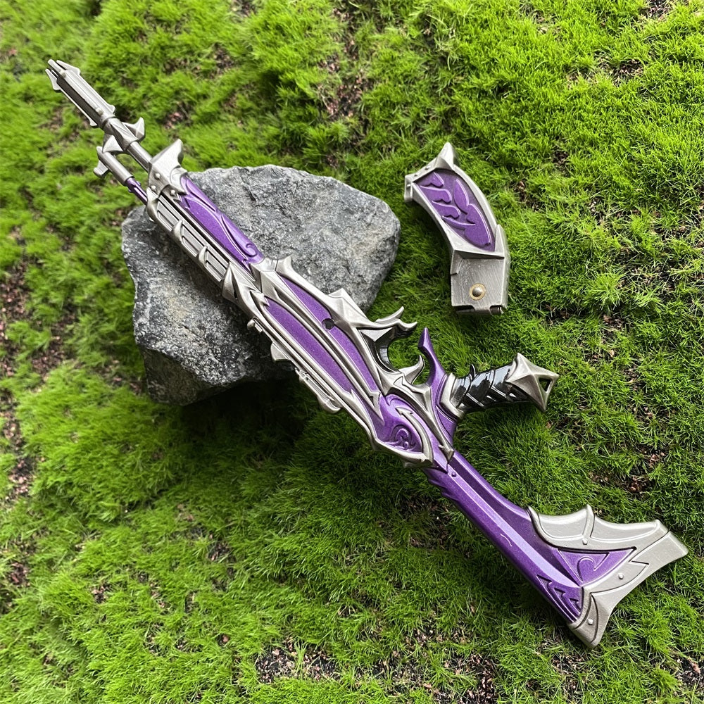 Metal Tiny Purple Reaver Vandal Rifle Gun Model