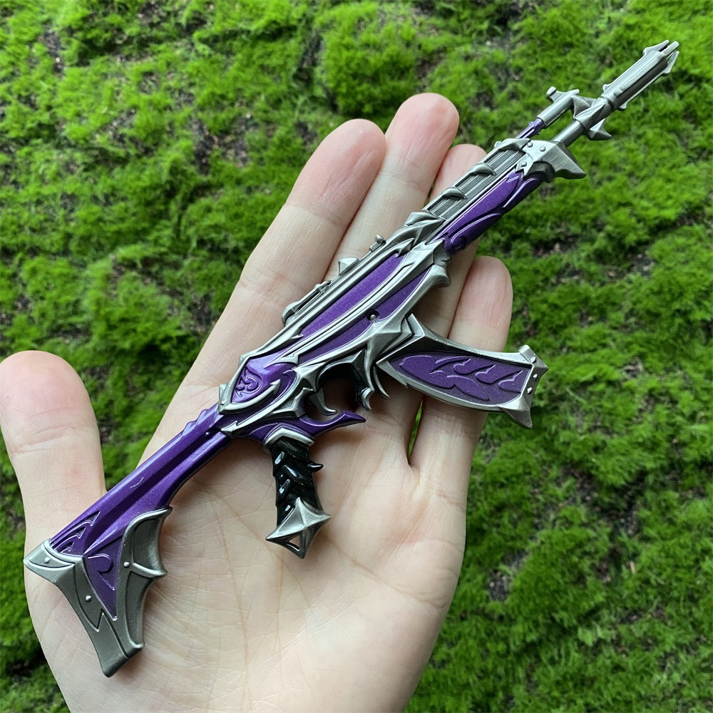 Metal Tiny Purple Reaver Vandal Rifle Gun Model