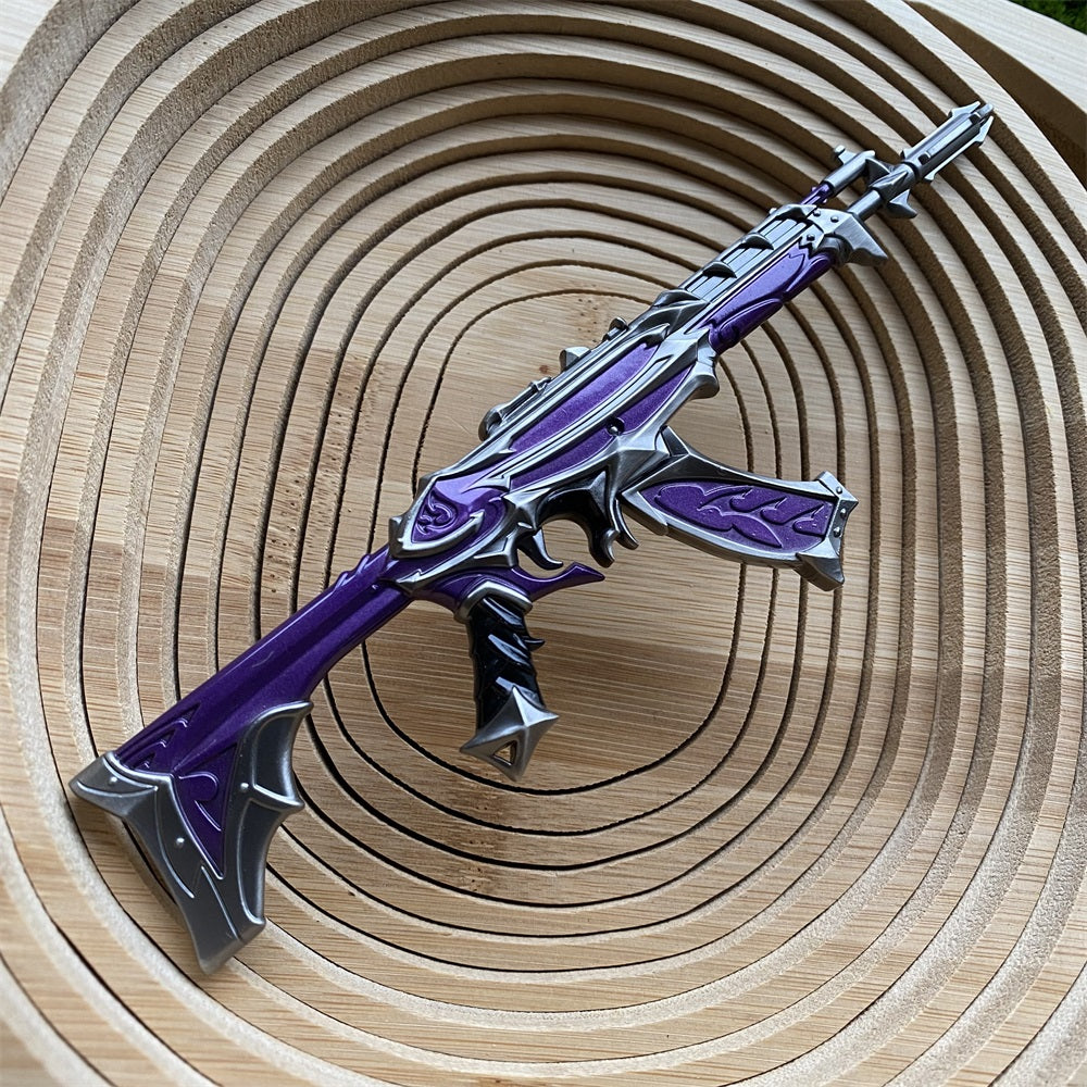 Metal Tiny Purple Reaver Vandal Rifle Gun Model