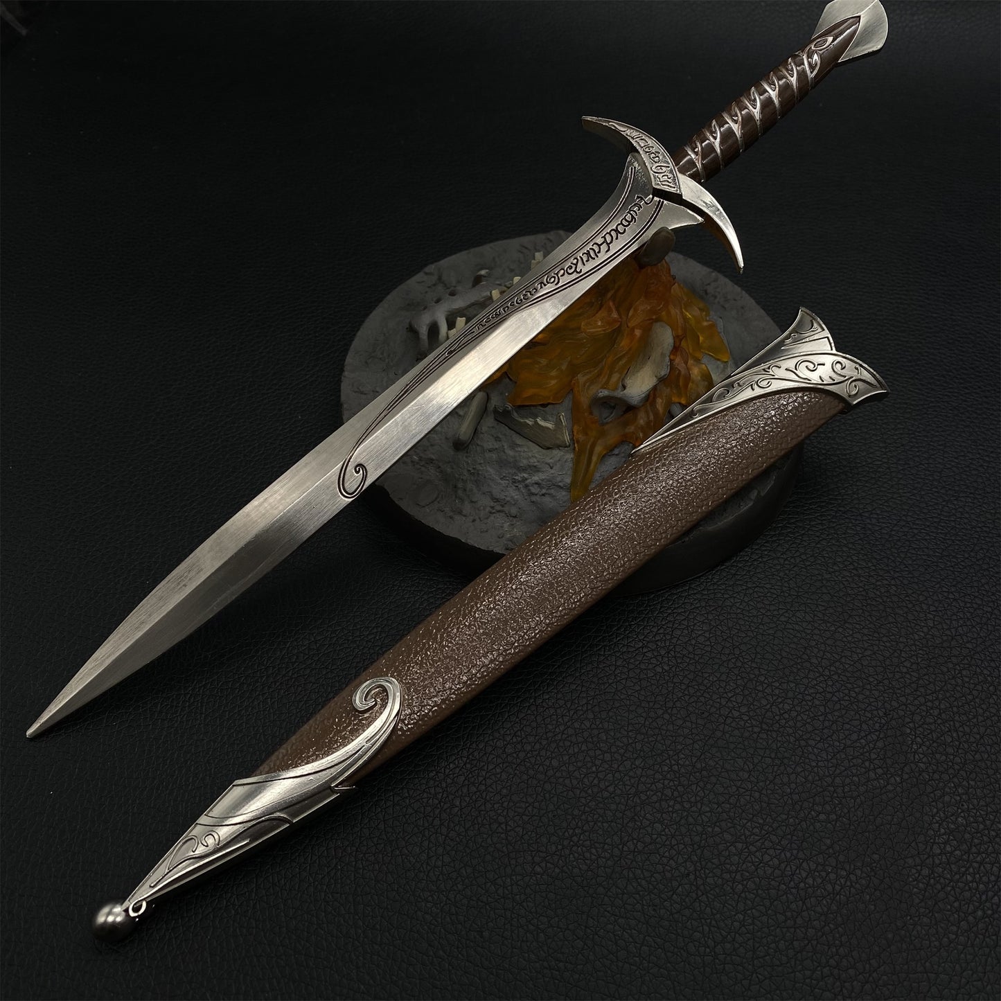 30CM Metal Bilbo Baggins Sting Sword