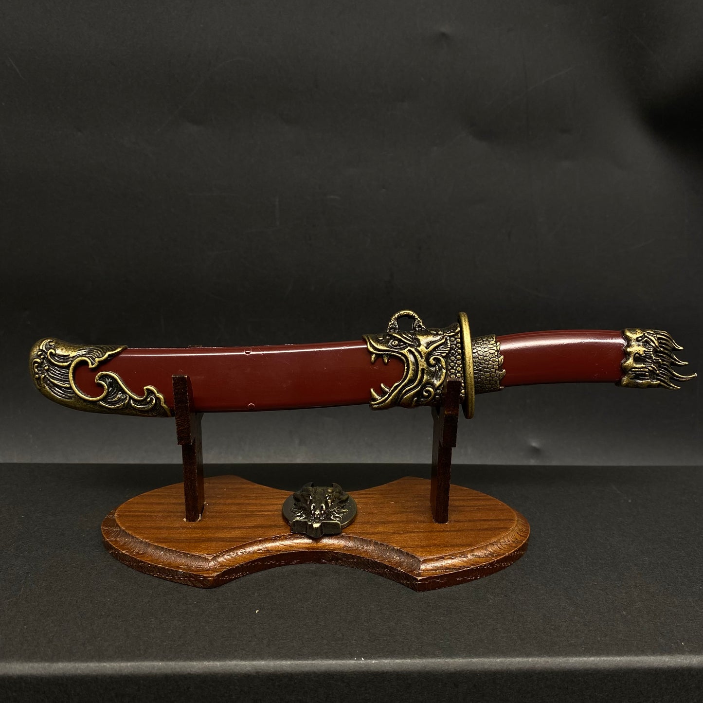 Dragon and Tiger Double Blade Metal Craft