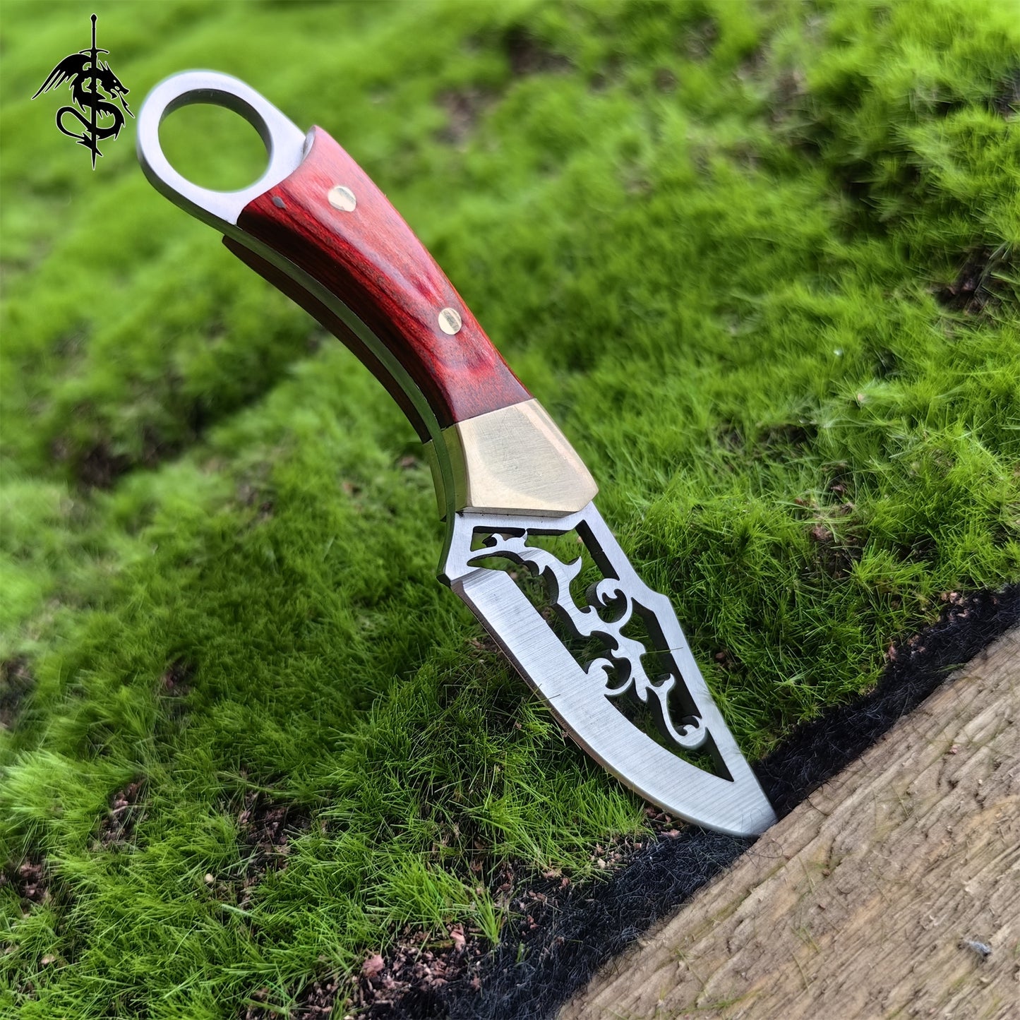High-End Wood Handle Mini EDC Tool Knife