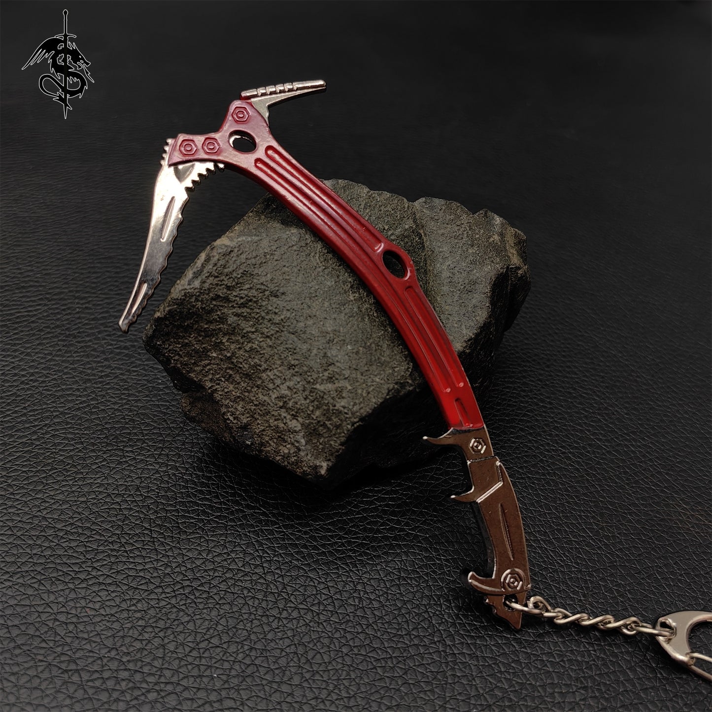Cool Prop Laura Pickaxe Metal keychain