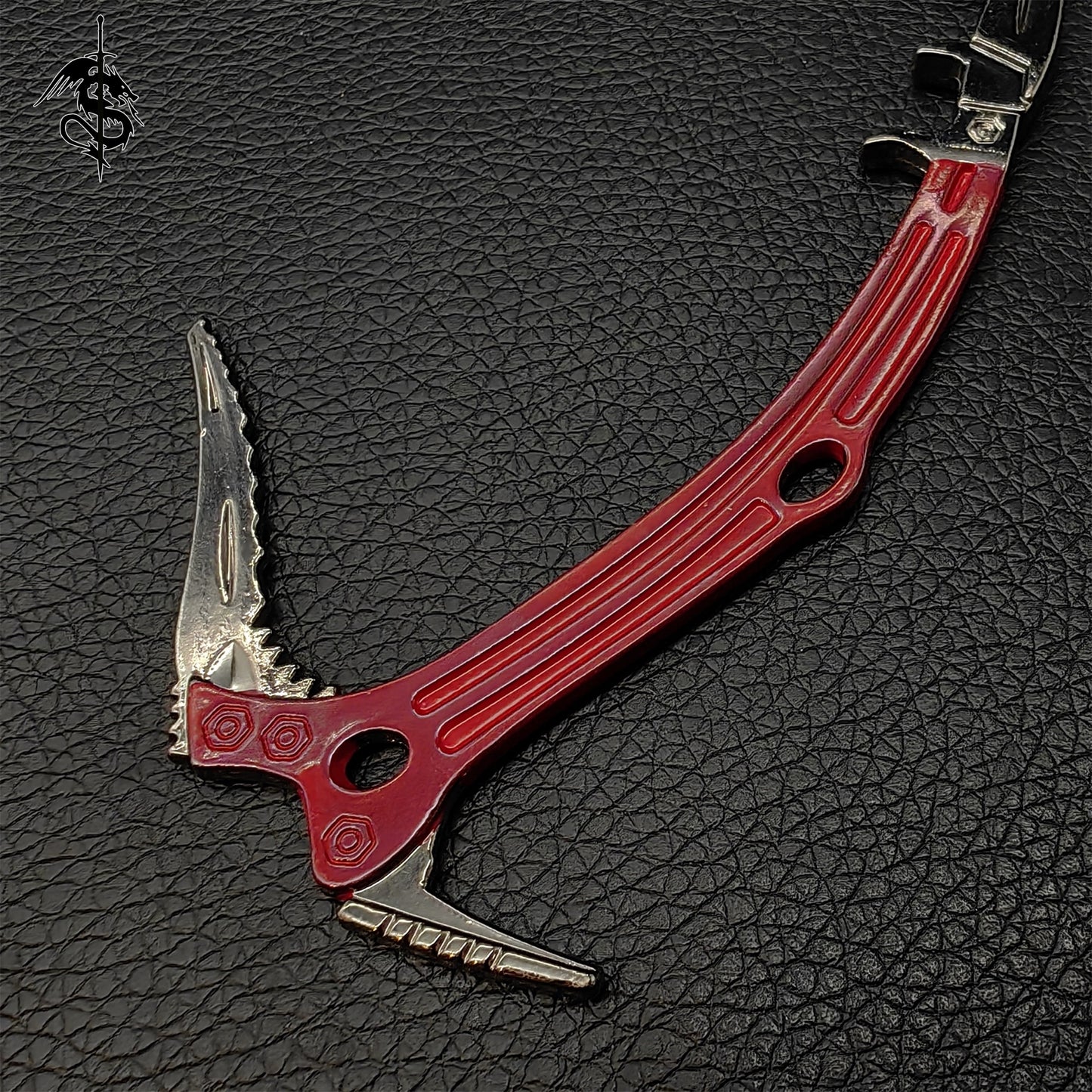 Cool Prop Laura Pickaxe Metal keychain