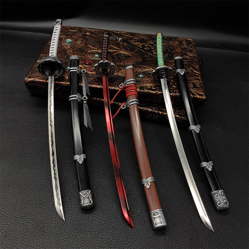 Game Katana Set: Kusabimaru, Gracious Gift of Tears, Black Mortal Blade