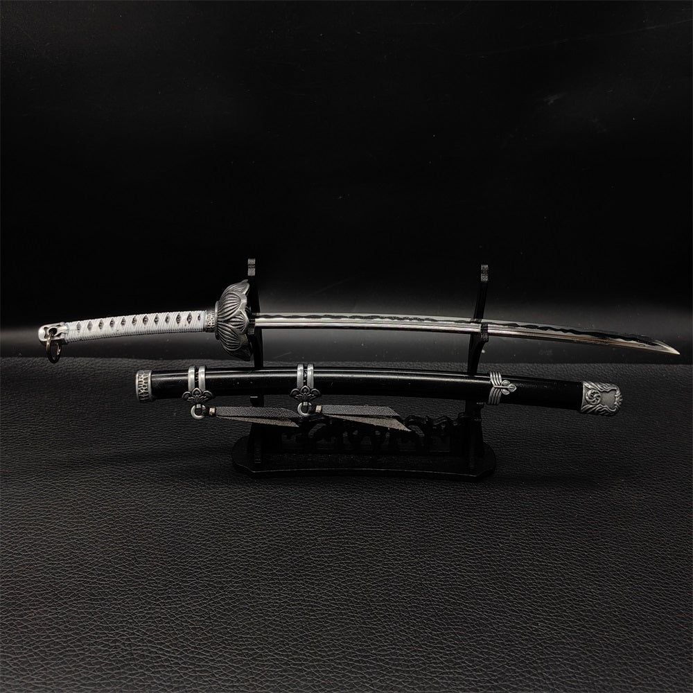 Game Katana Set: Kusabimaru, Gracious Gift of Tears, Black Mortal Blade