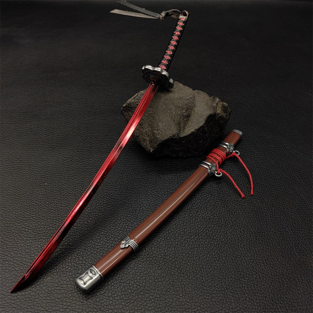 Game Katana Set: Kusabimaru, Gracious Gift of Tears, Black Mortal Blade