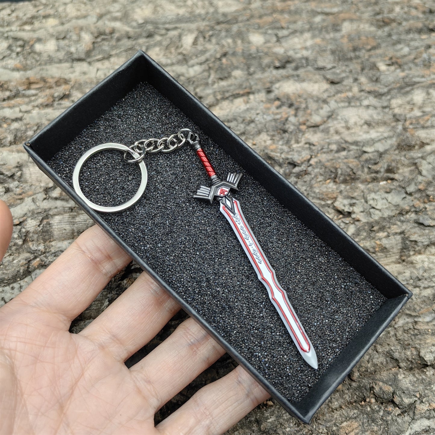 Metal Master Sword Weapon Keychain 7 In 1 Pack