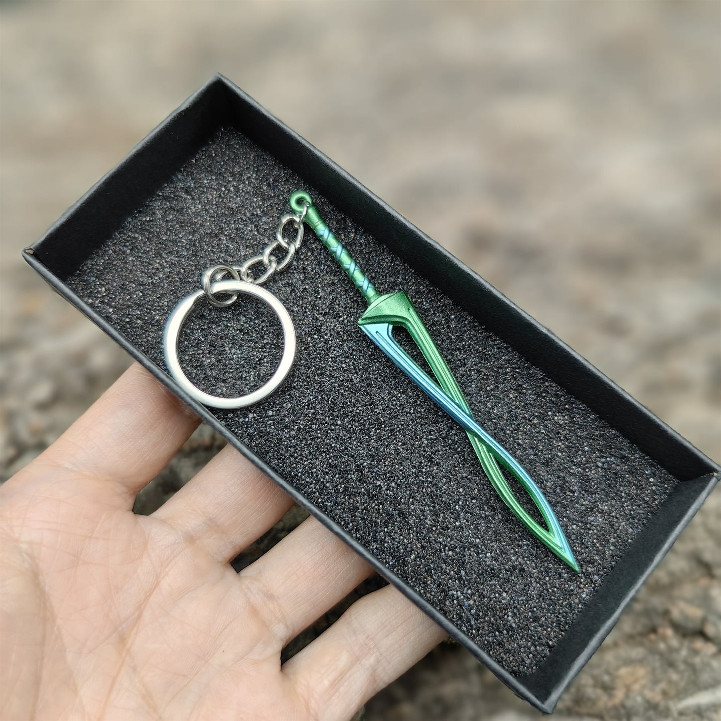 Metal Master Sword Weapon Keychain 7 In 1 Pack