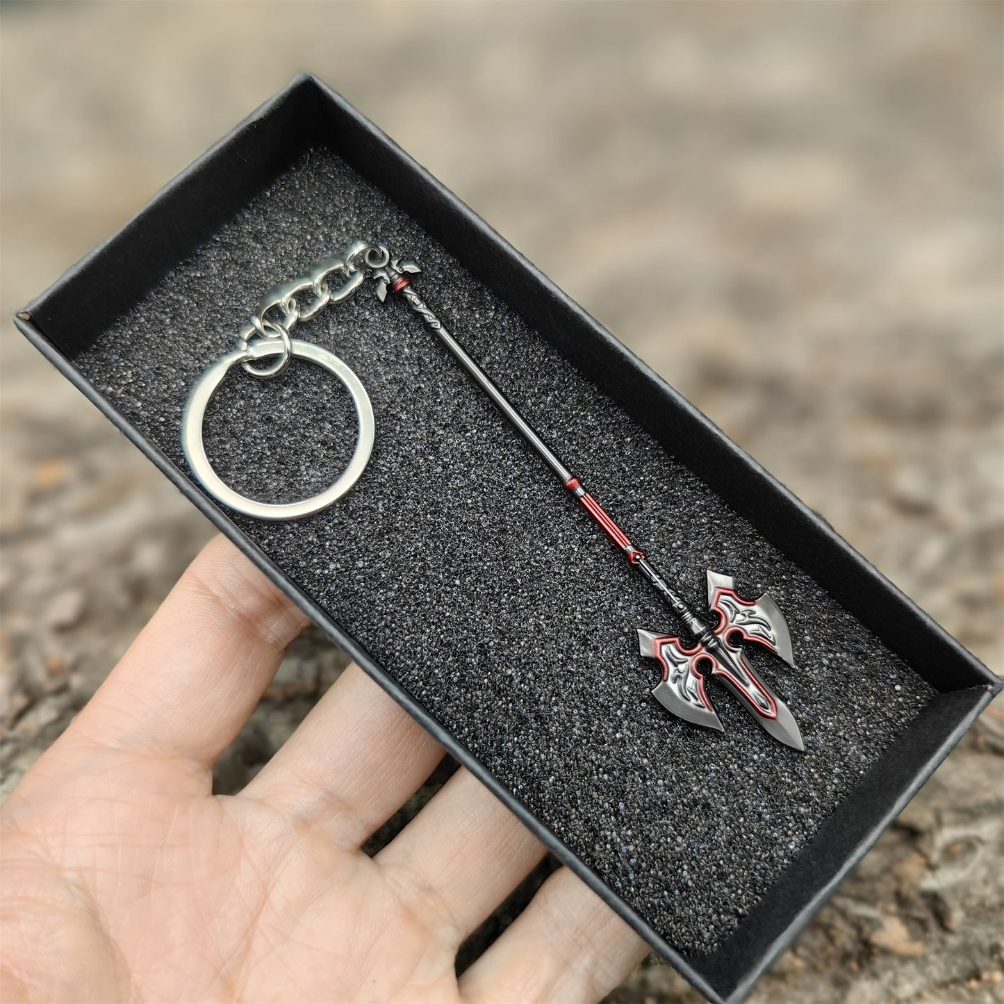 Metal Master Sword Weapon Keychain 7 In 1 Pack