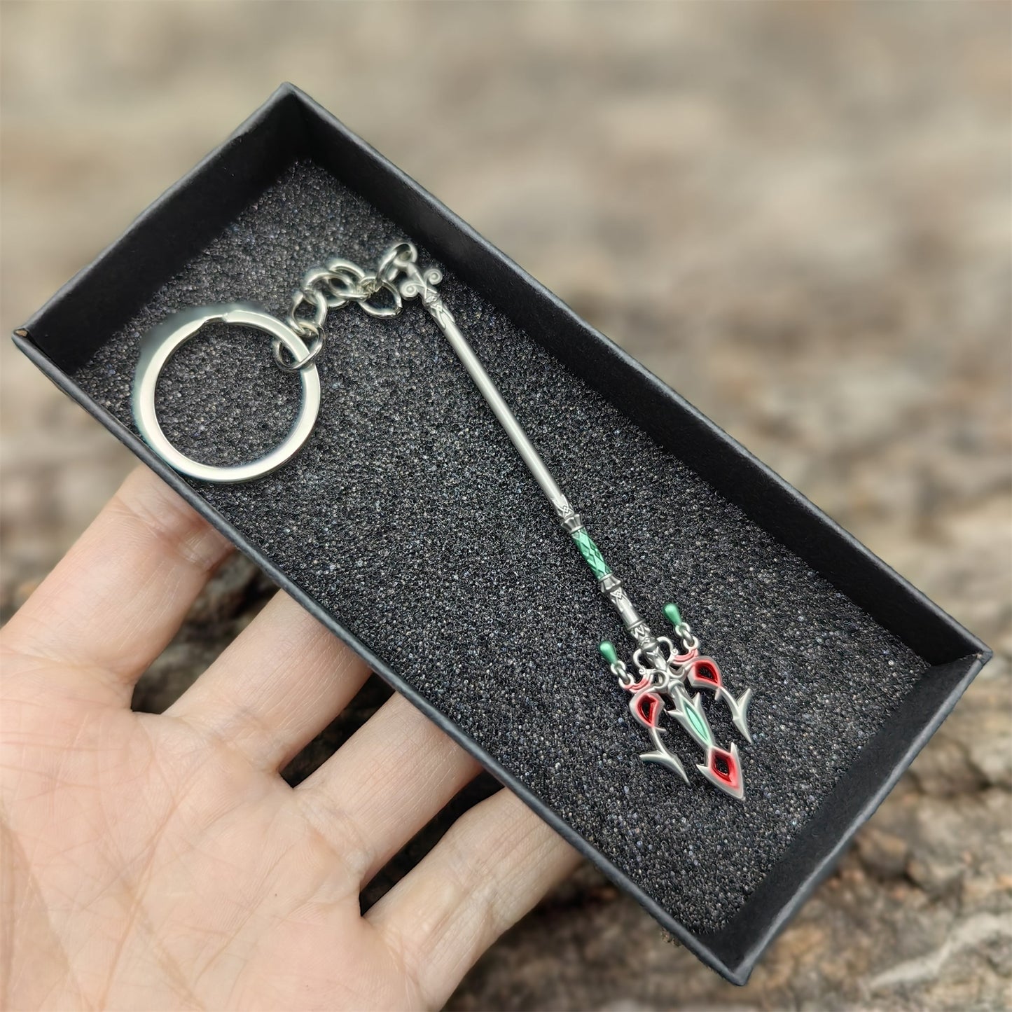 Metal Master Sword Weapon Keychain 7 In 1 Pack