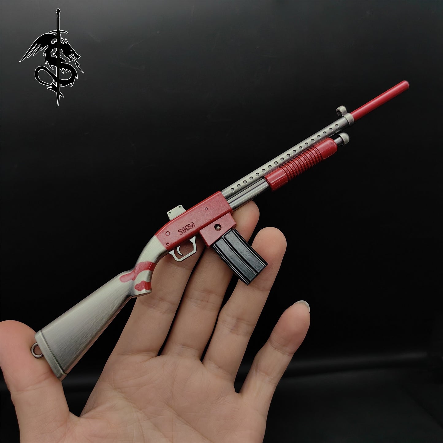 Metal M870 Shotgun Tiny Mossberg 590M Gun Decoration Art