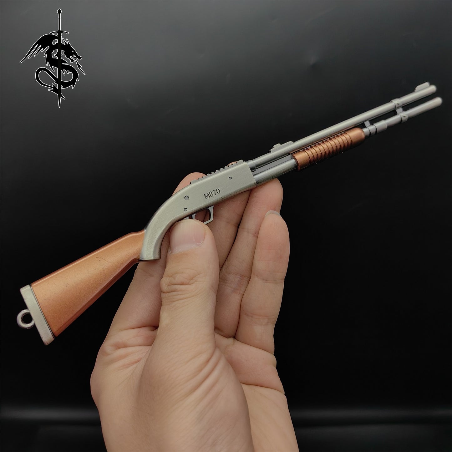 Metal M870 Shotgun Tiny Mossberg 590M Gun Decoration Art