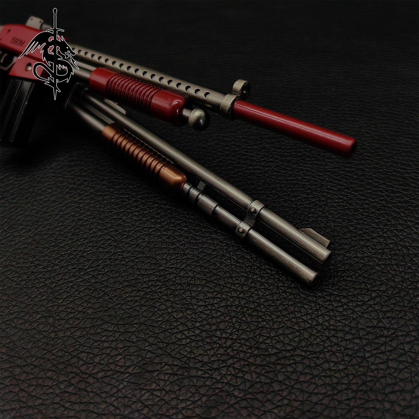 Metal M870 Shotgun Tiny Mossberg 590M Gun Decoration Art