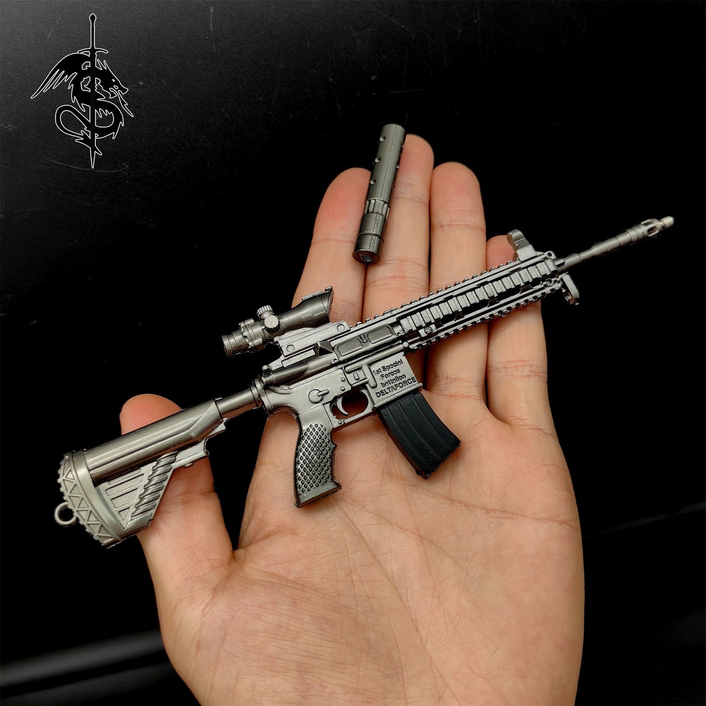 Metal HK416 Miniature Gun Mini M416 Gun Model