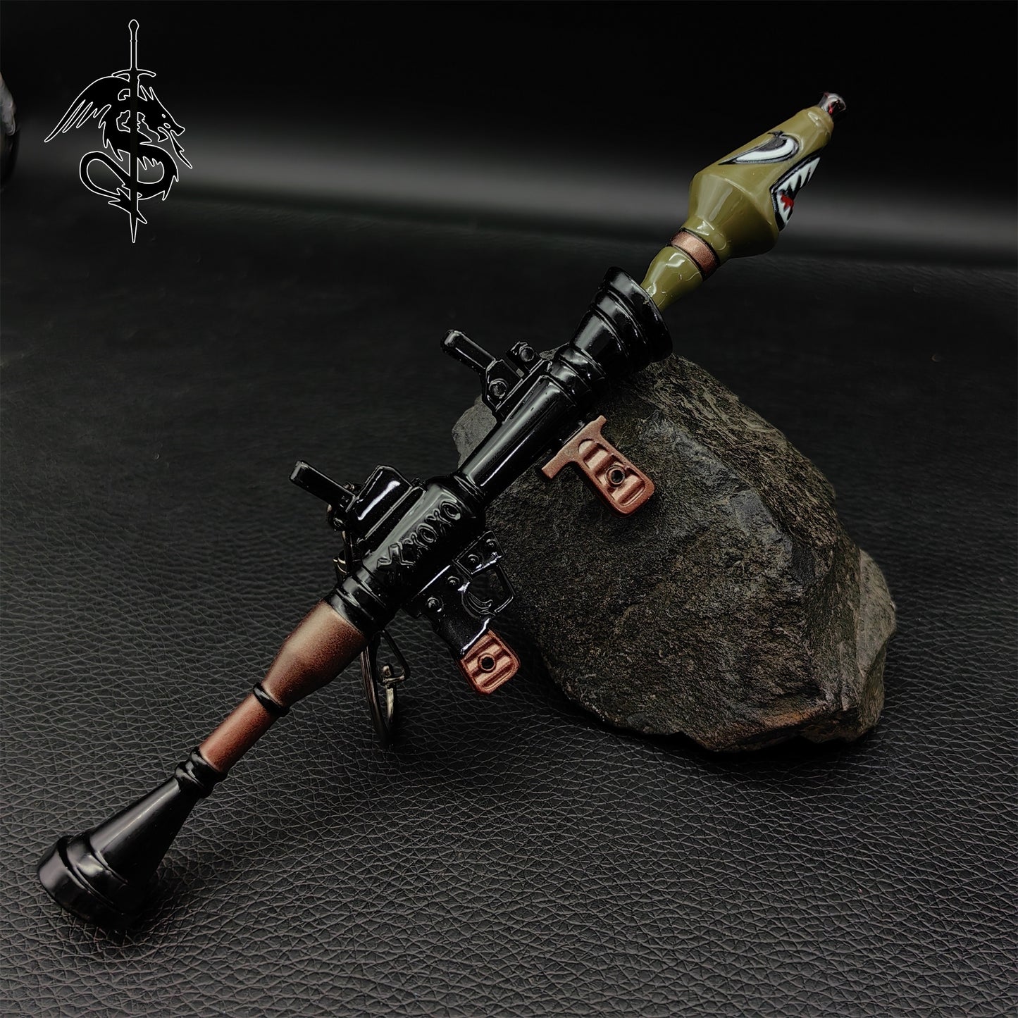 Metal RPG-7 Rocket Launcher Game Weapon Miniature