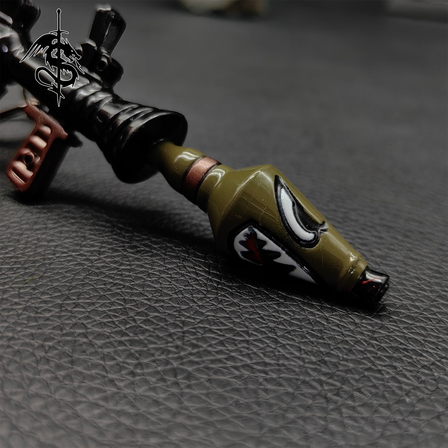 Metal RPG-7 Rocket Launcher Game Weapon Miniature
