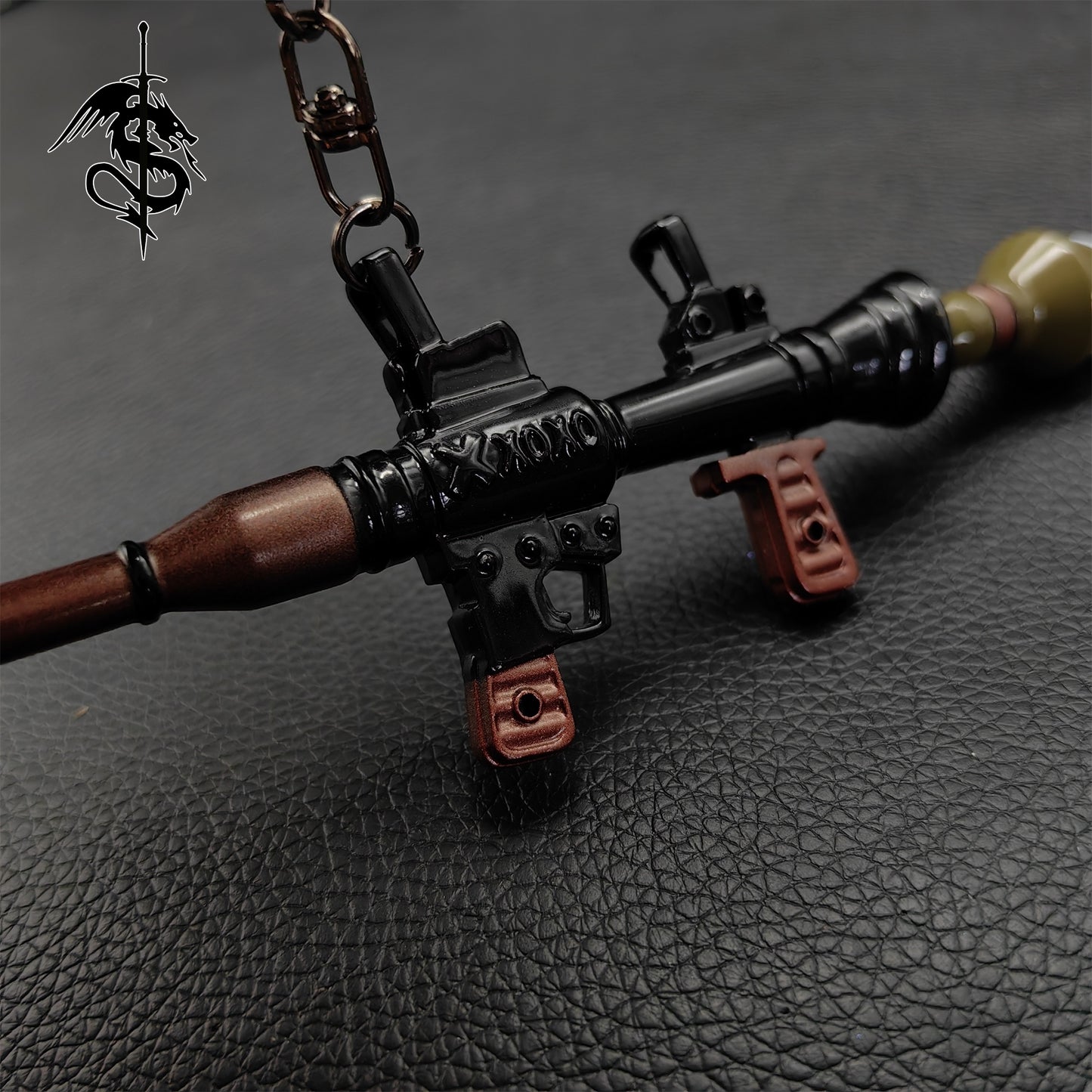 Metal RPG-7 Rocket Launcher Game Weapon Miniature