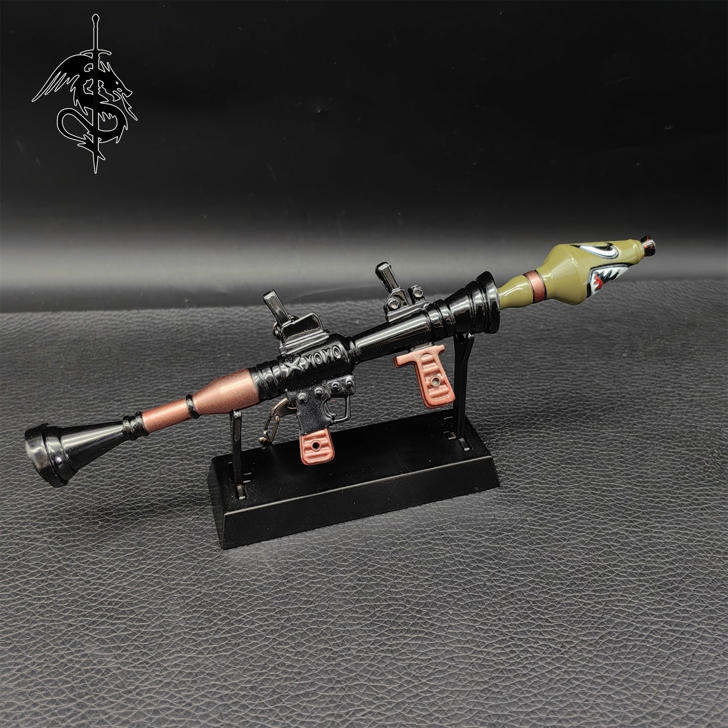 Metal RPG-7 Rocket Launcher Game Weapon Miniature