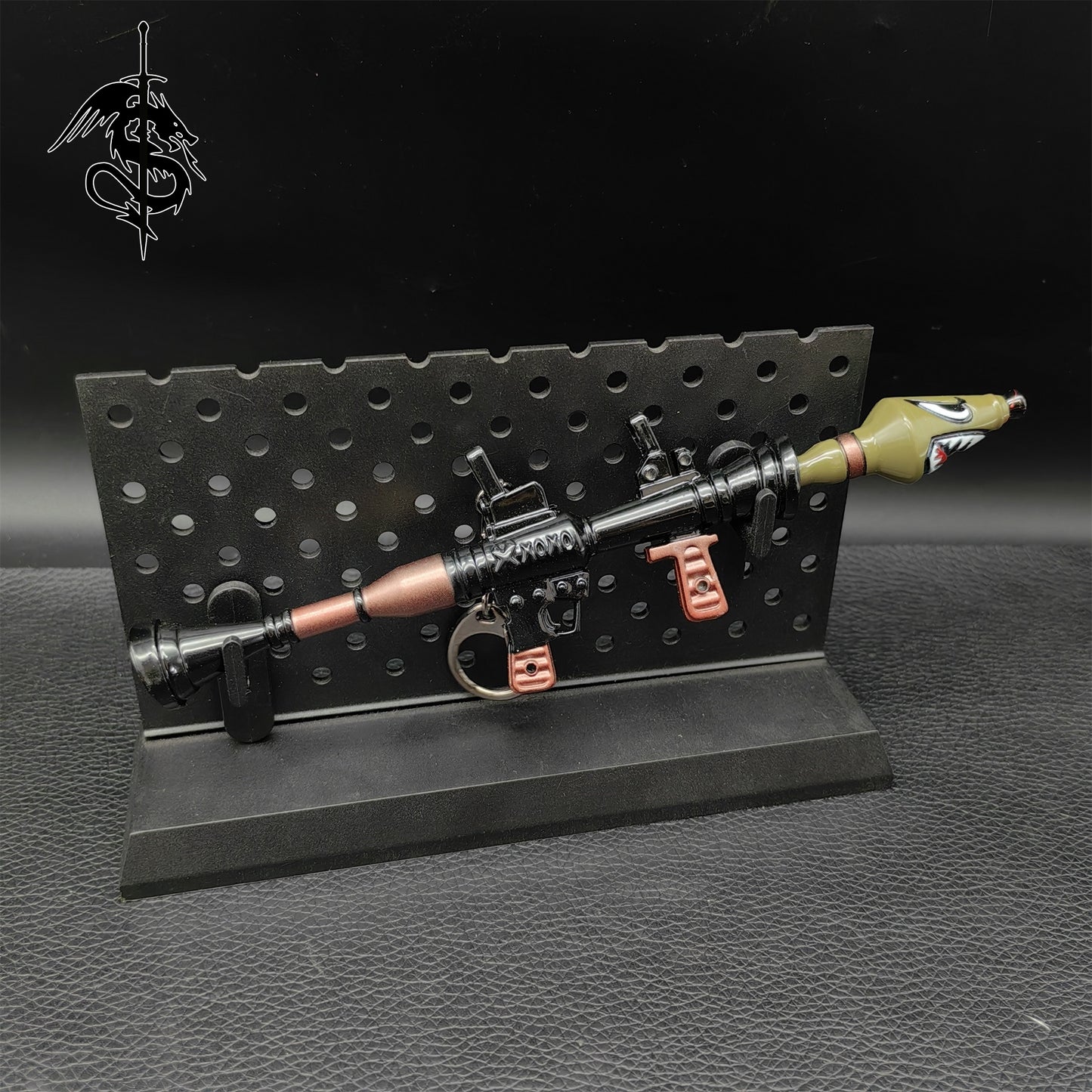 Metal RPG-7 Rocket Launcher Game Weapon Miniature