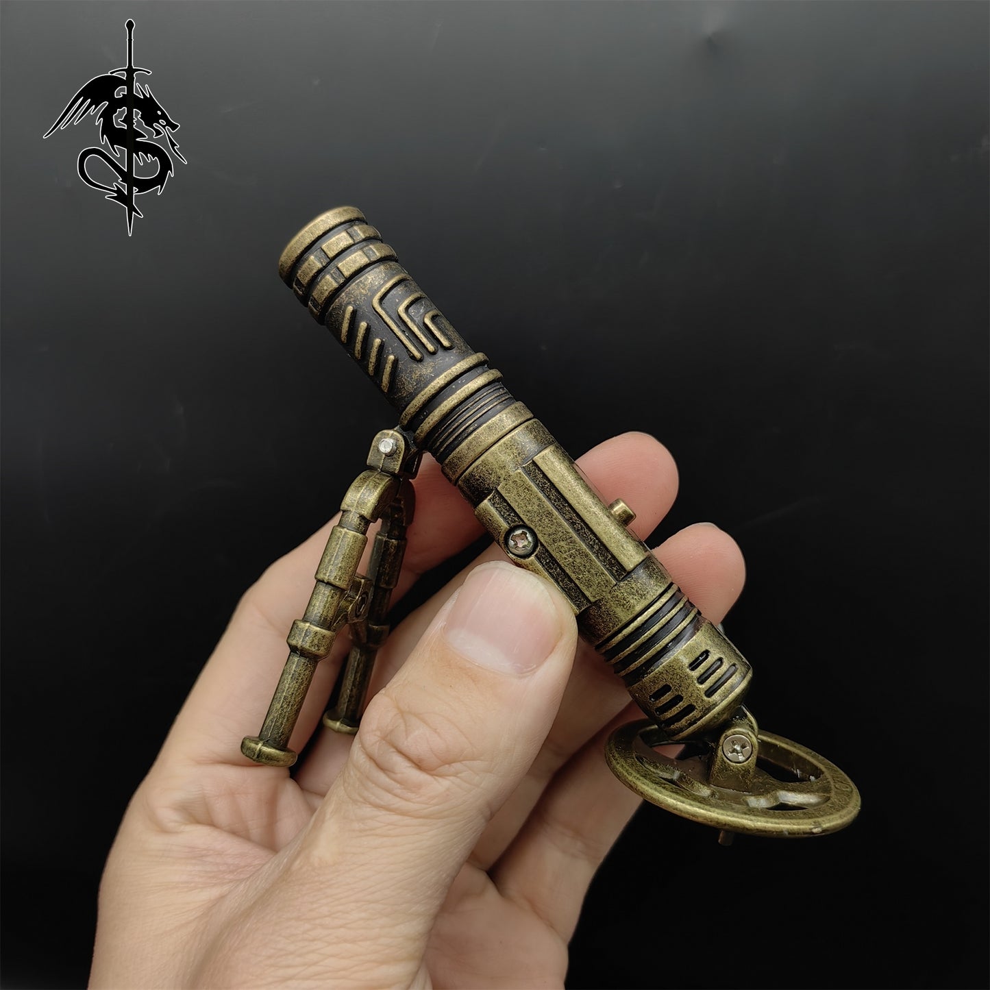 Metal Mortar Small Mine Thrower Creative Great War 2 Toy Cannon