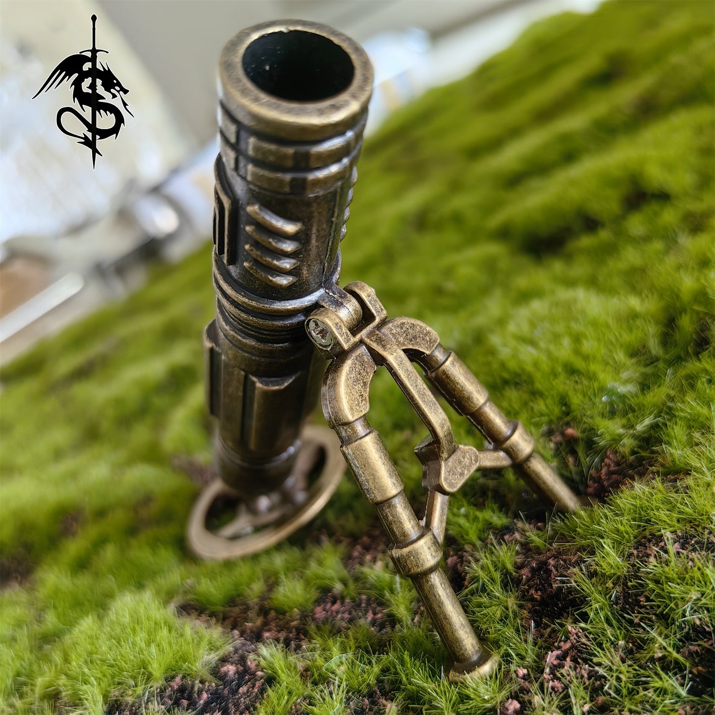 Metal Mortar Small Mine Thrower Creative Great War 2 Toy Cannon